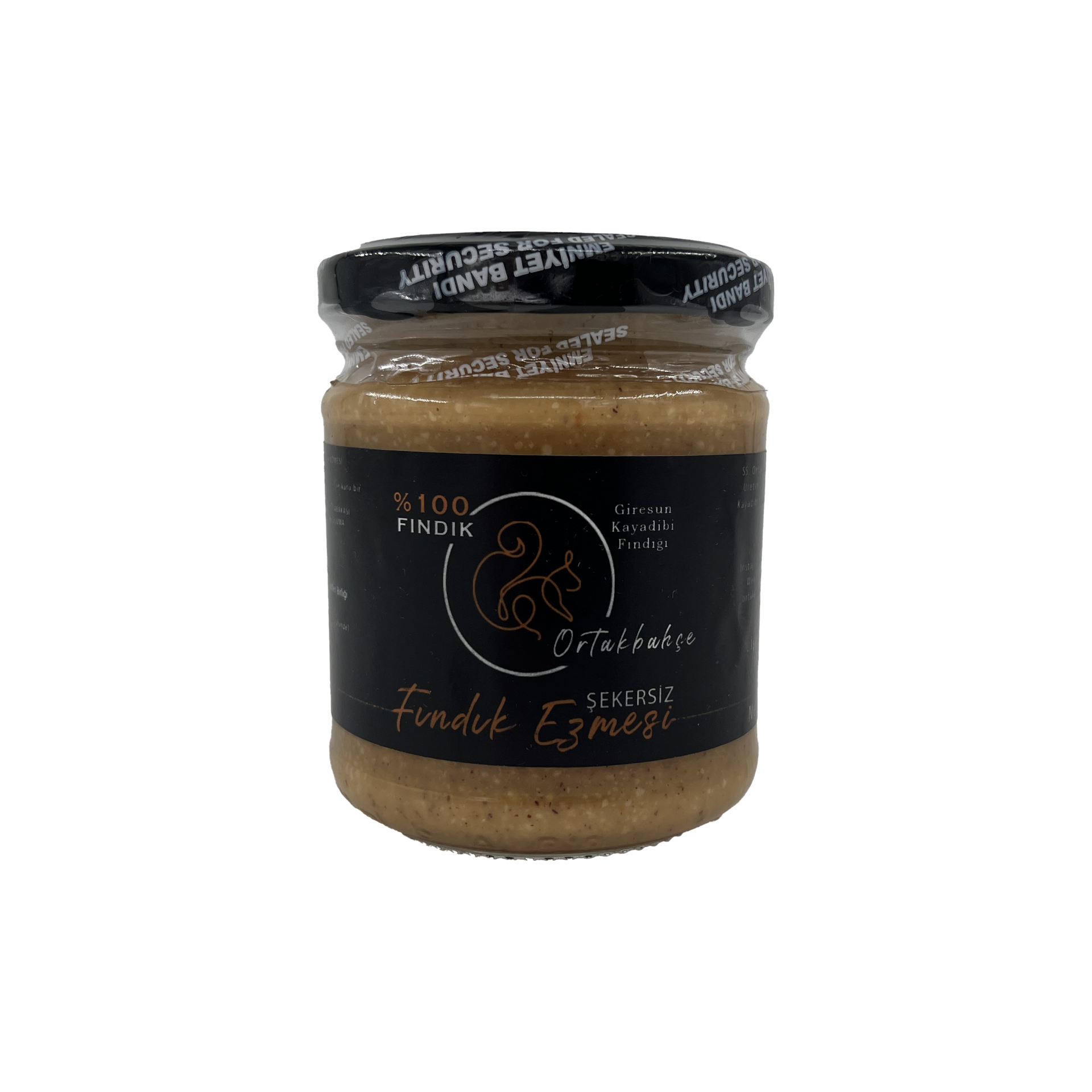 Ortakbahçe Şekersiz Fındık Ezmesi 180 Gr