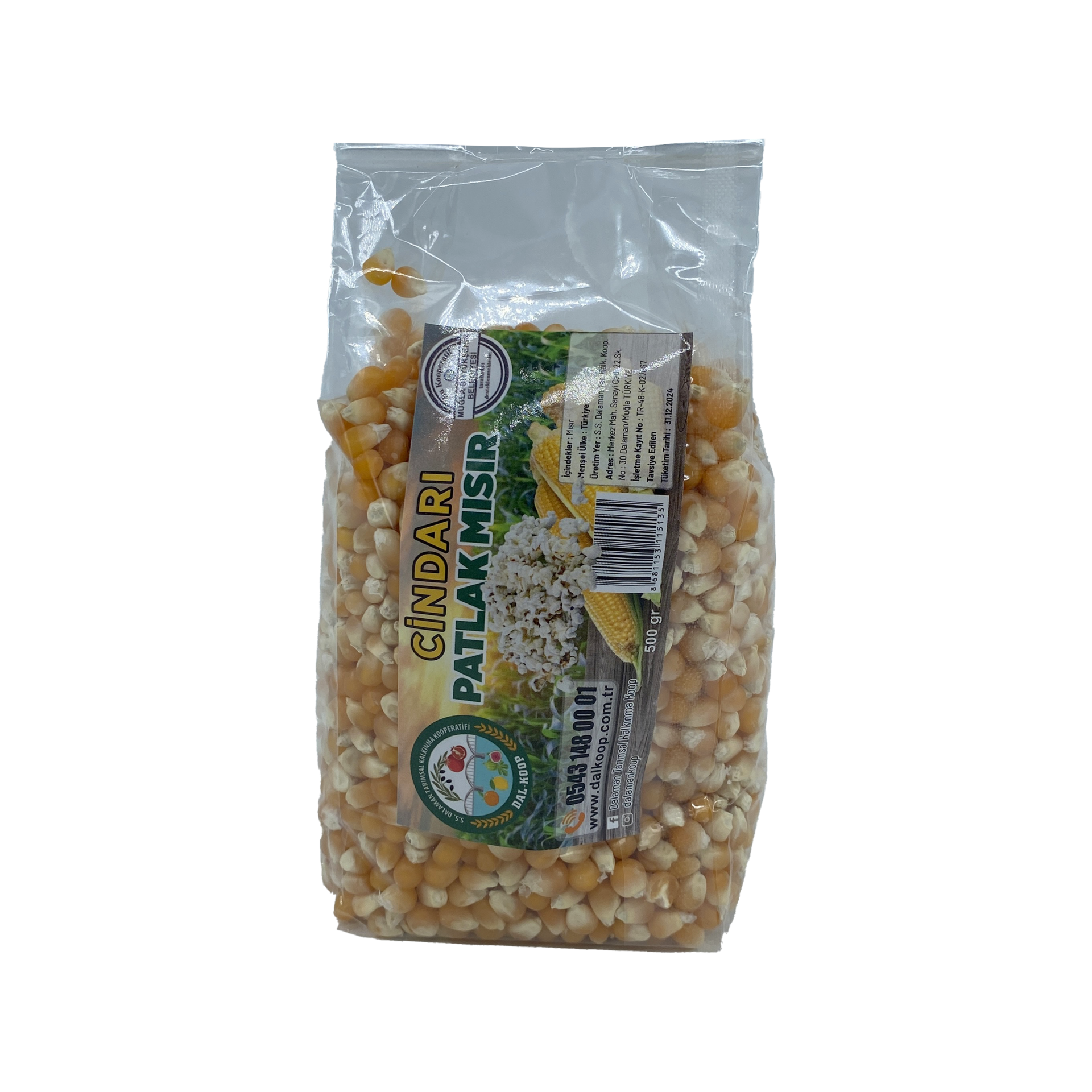 Dalaman Cindarı Patlak Mısır 500 Gr