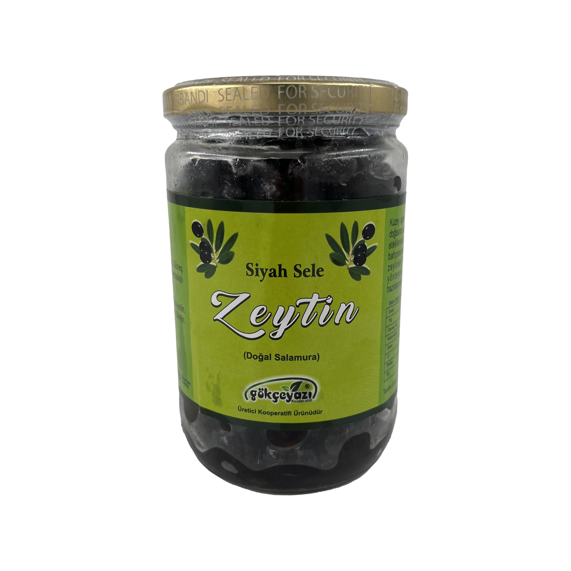 Gökçeyazı Siyah Sele Zeytin 400 Gr