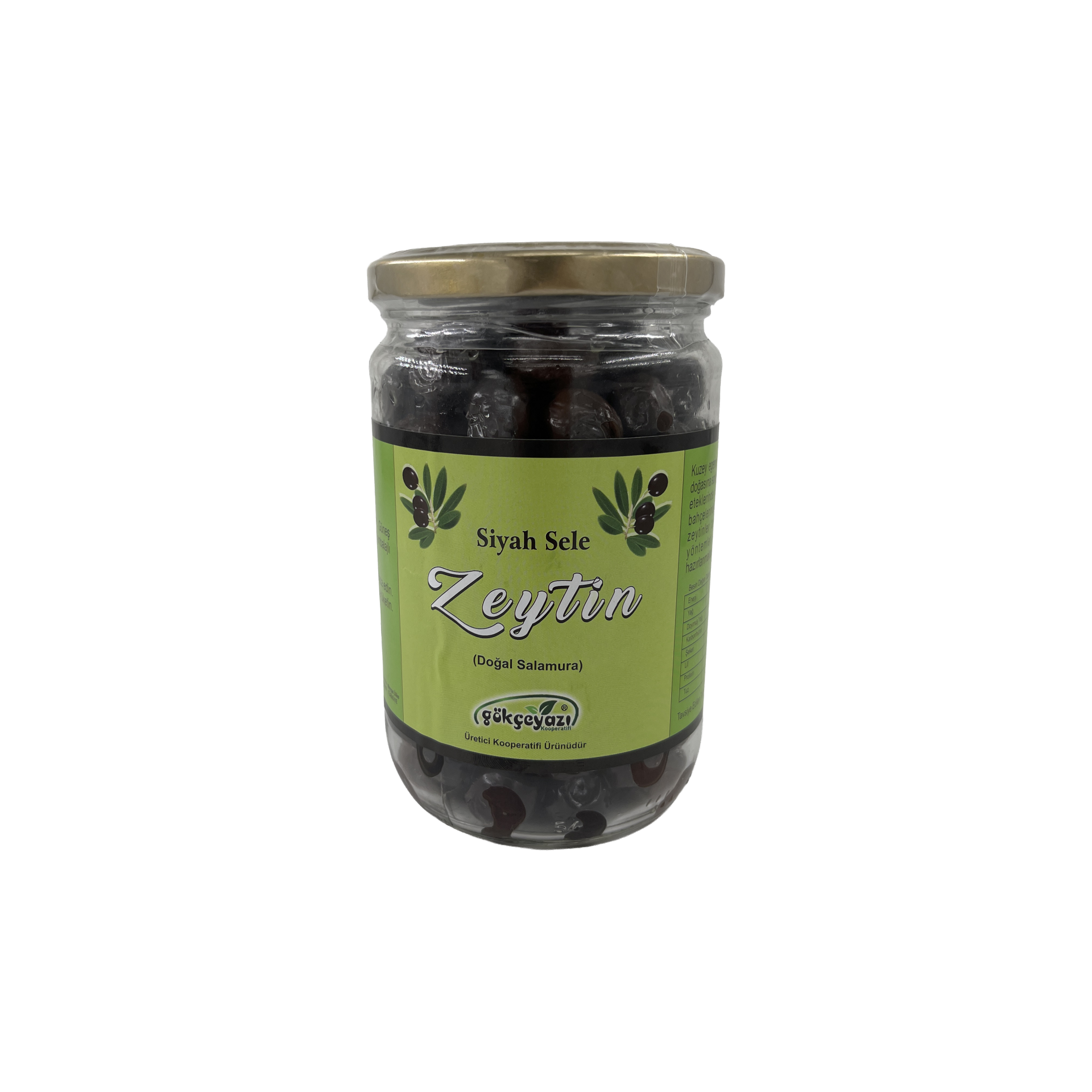 Gökçeyazı Siyah Sele Zeytin 400 Gr