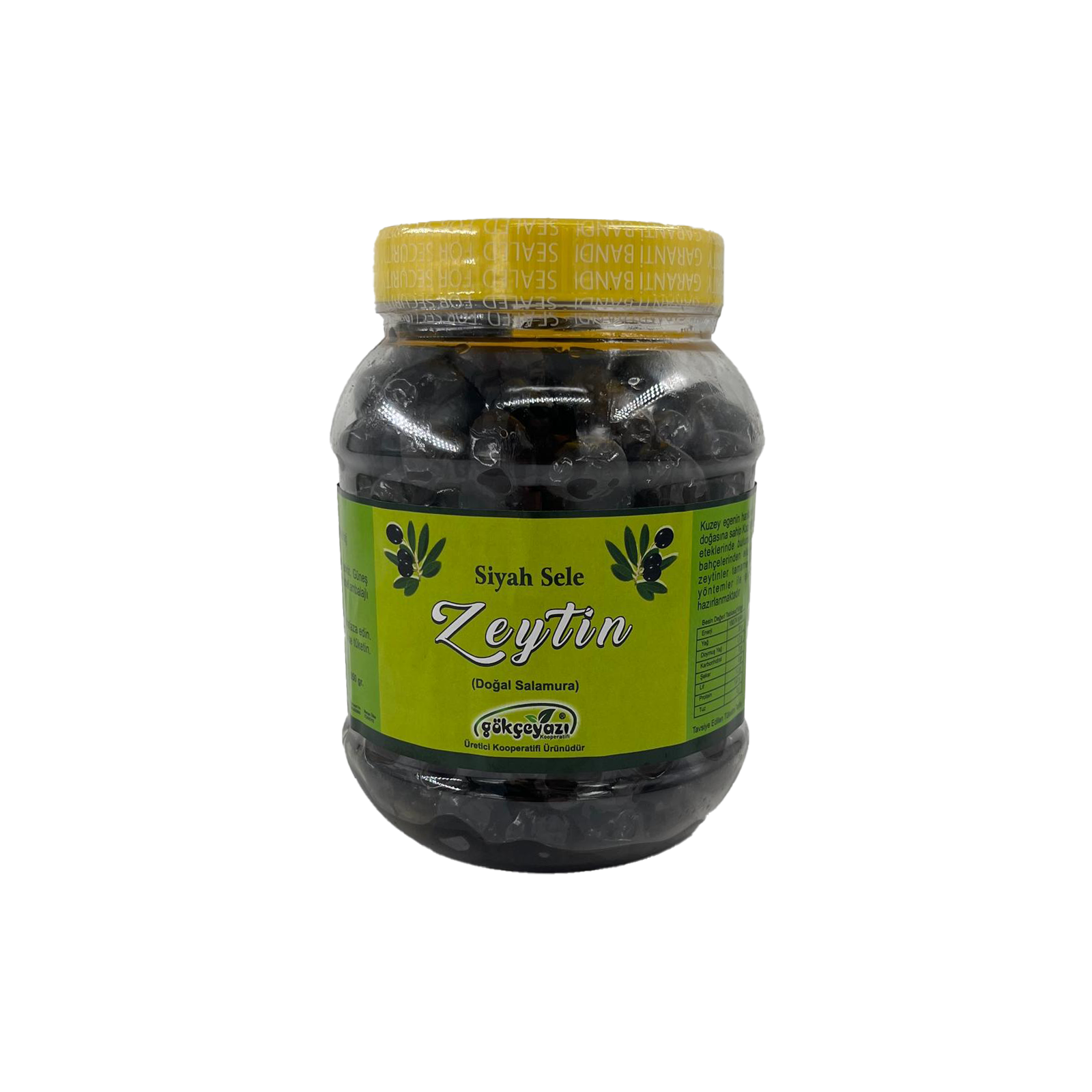 Gökçeyazı Siyah Sele Zeytin 650 Gr