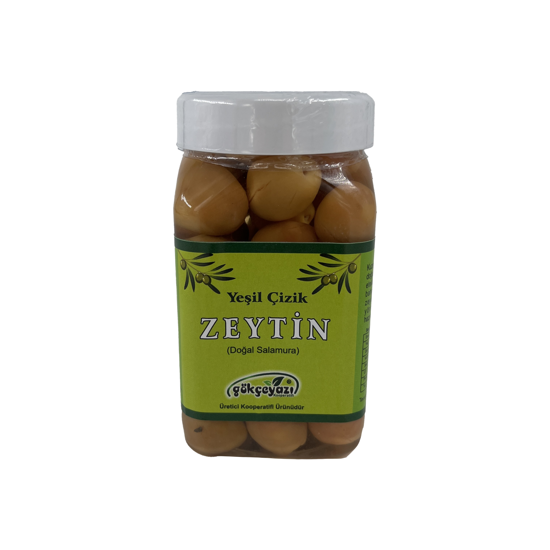 Gökçeyazı Yeşil Çizik Zeytin 405 Gr
