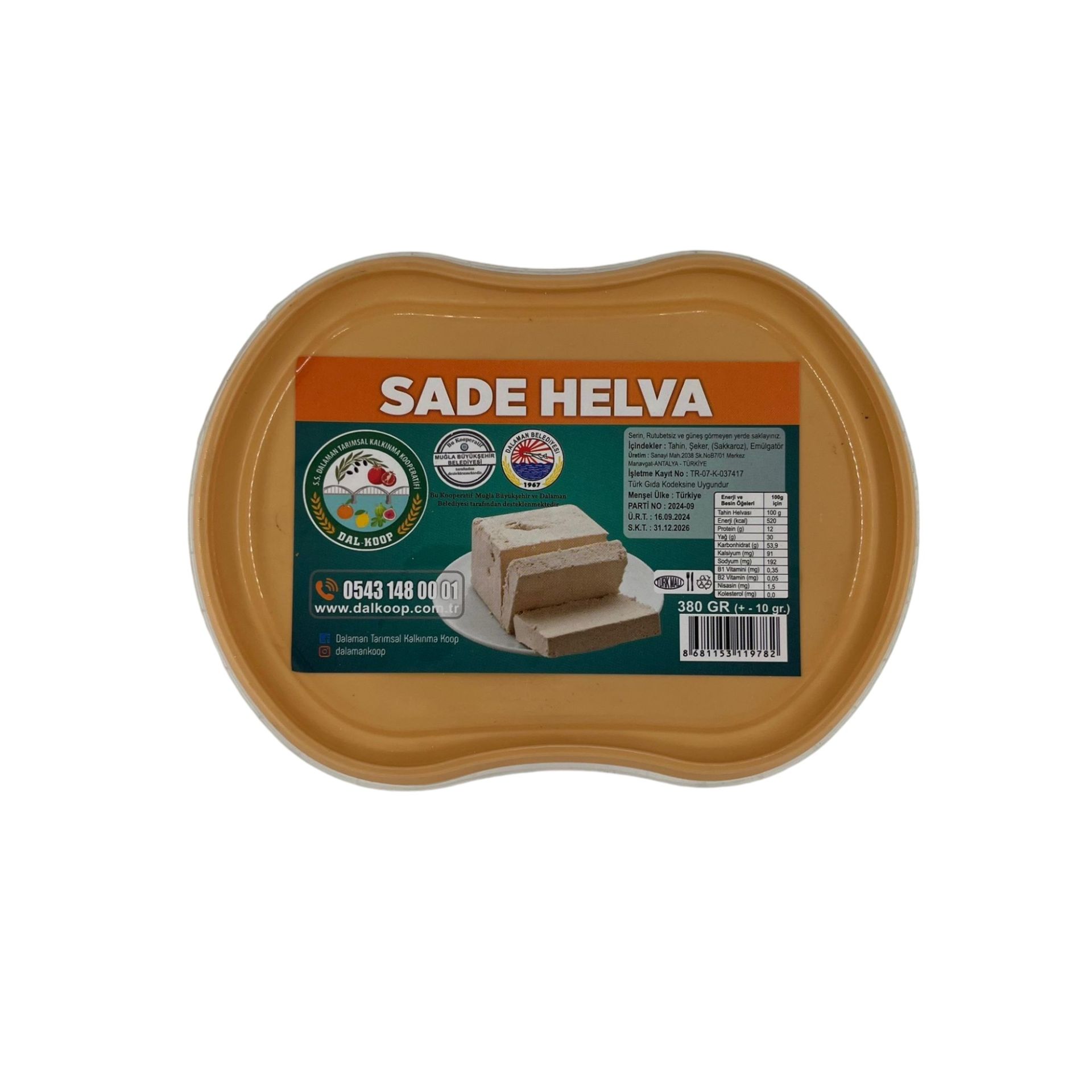 Dalaman Sade Helva 380 Gr