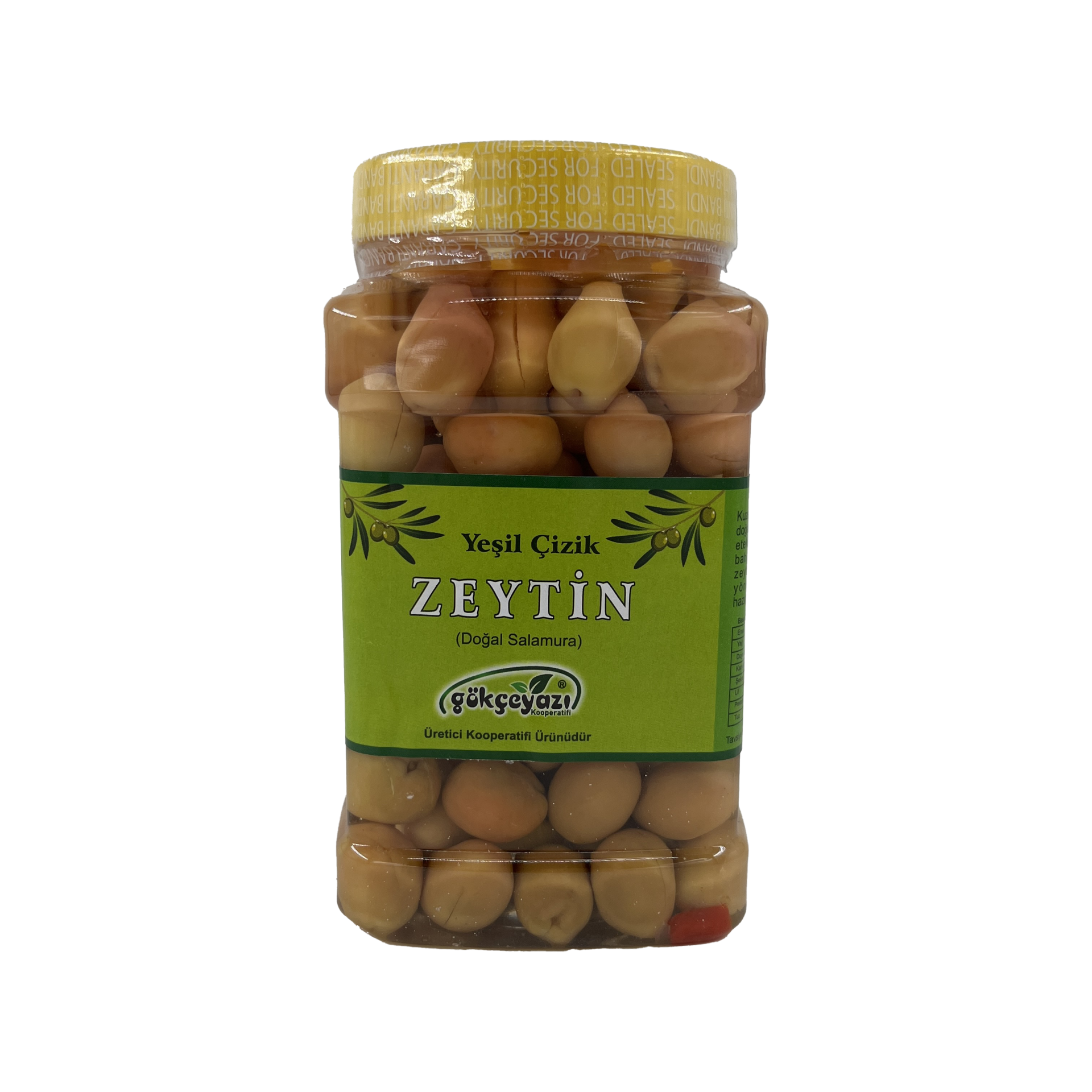 Gökçeyazı Yeşil Çizik Zeytin 1075 Gr