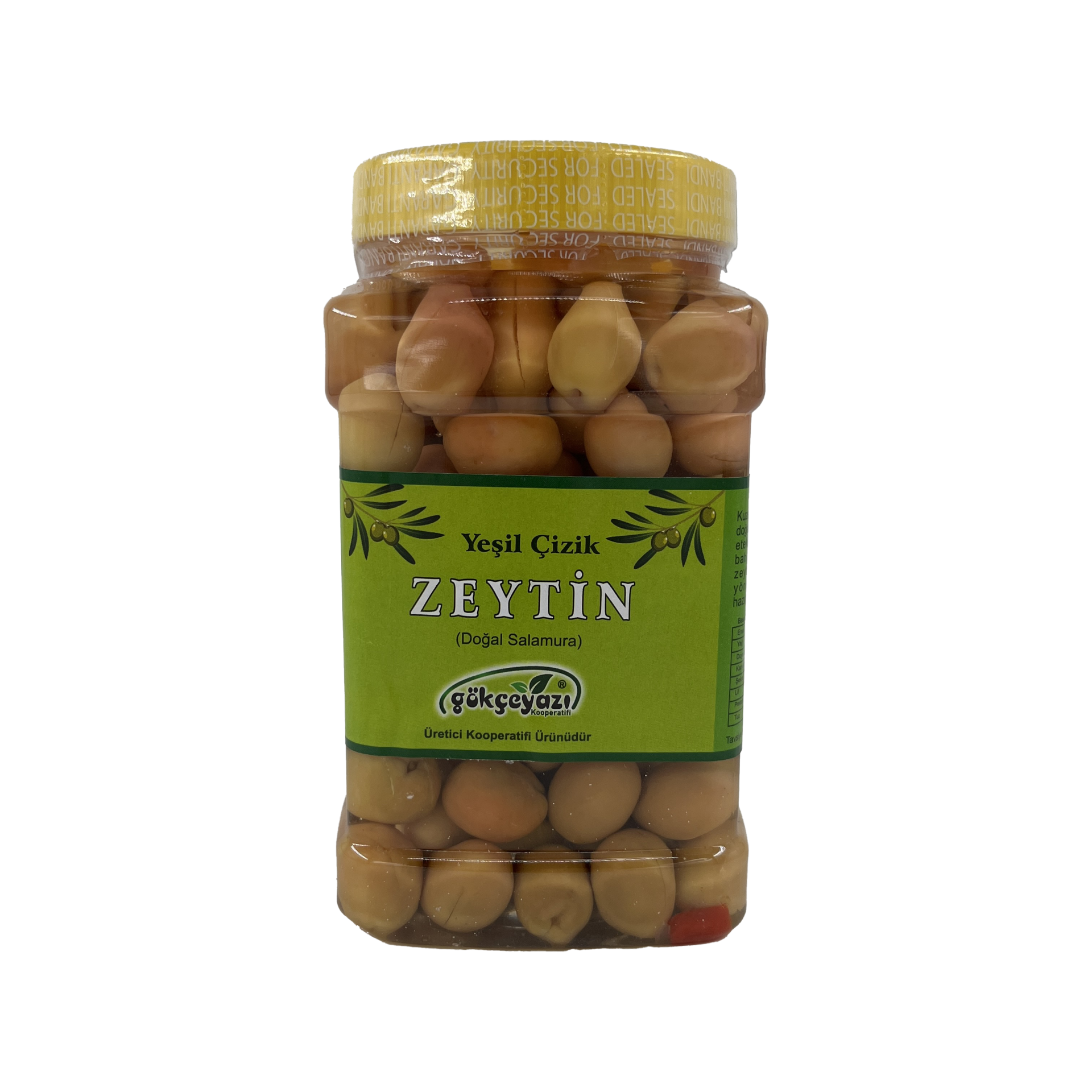 Gökçeyazı Yeşil Çizik Zeytin 1075 Gr