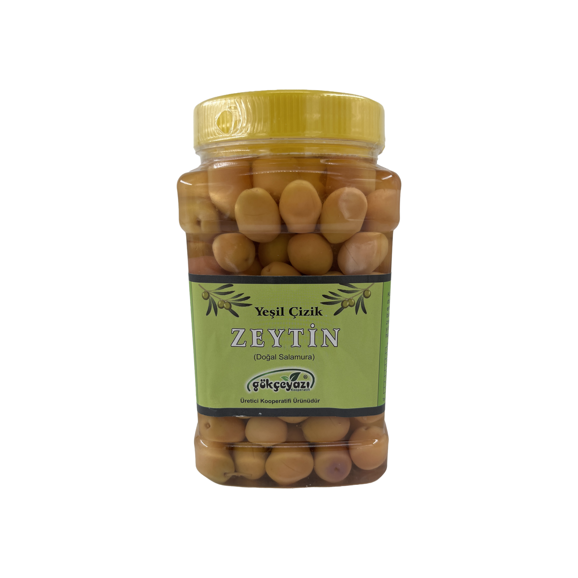 Gökçeyazı Yeşil Çizik Zeytin 1075 Gr