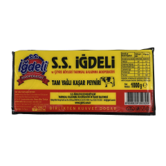 İğdeli Kaşar Peyniri (Tam Yağlı) 1 Kg