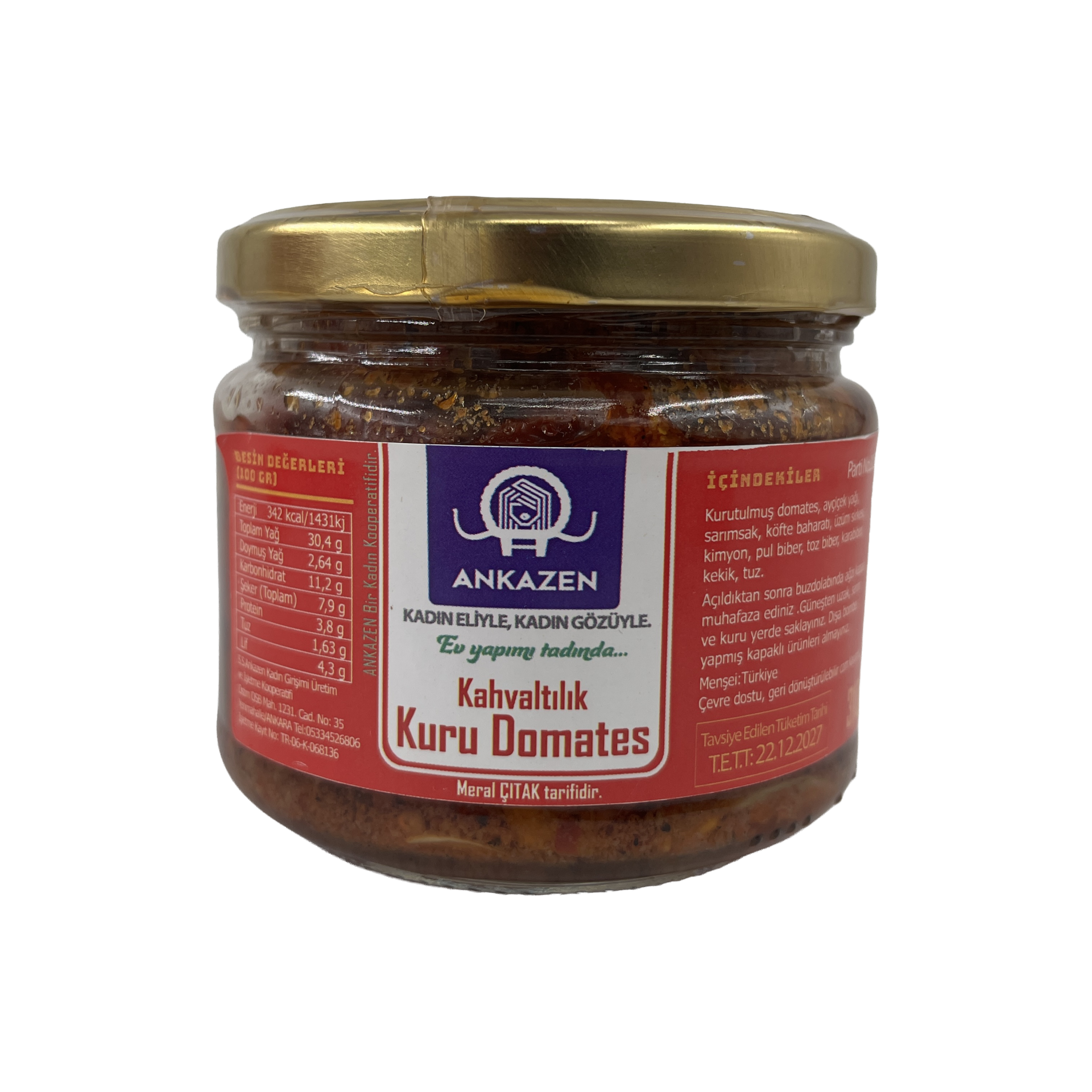 Ankazen Kahvaltılık Kuru Domates 310 Gr