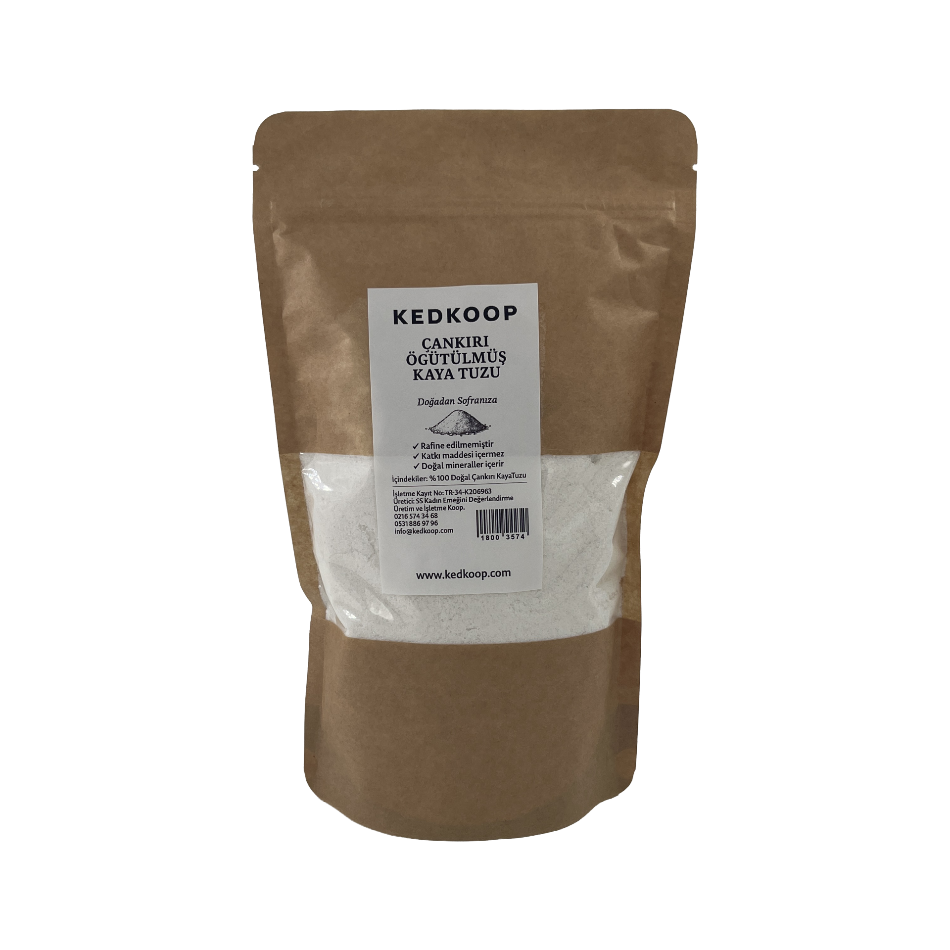 Kedkoop Çankırı Öğütülmüş Kaya Tuzu 1 Kg
