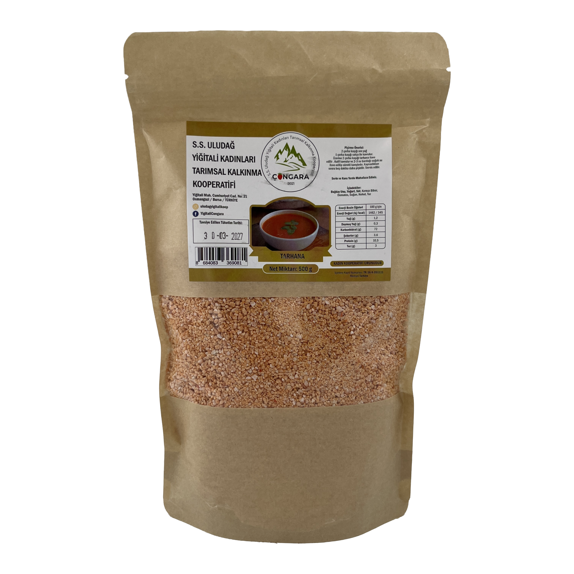 Uludağ Yiğitali Tarhana 500 Gr