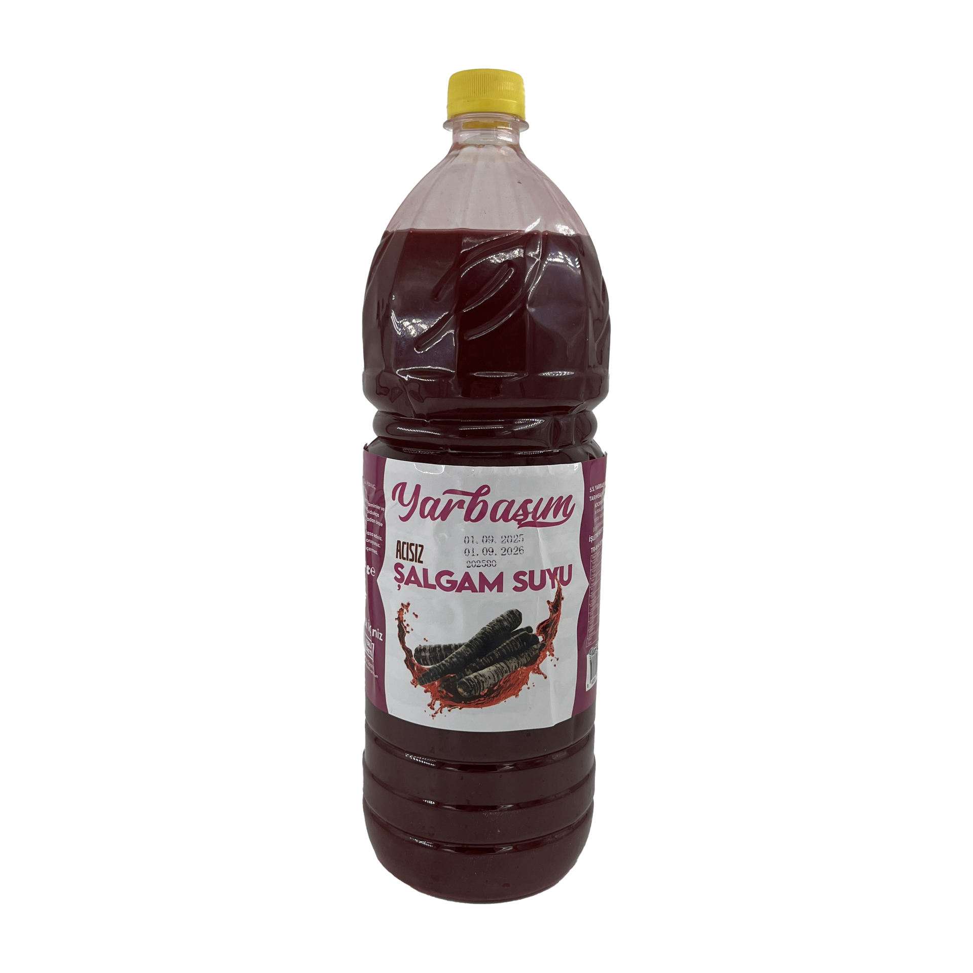 Yarbaşım El Yapımı Şalgam Suyu Acısız 2 Lt