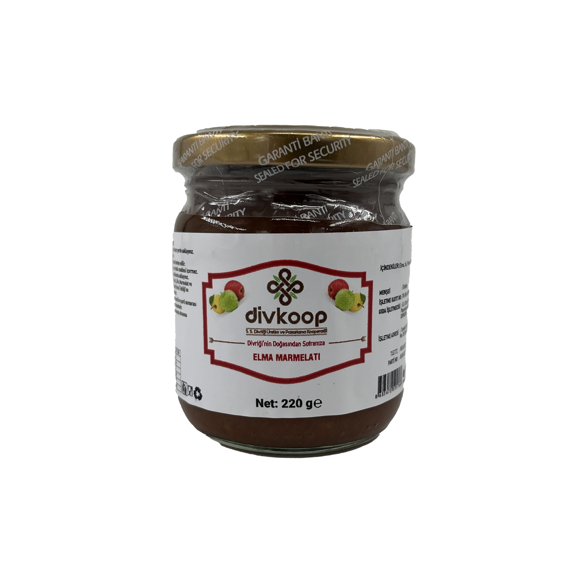 Divkoop Elma Marmelatı 220 Gr