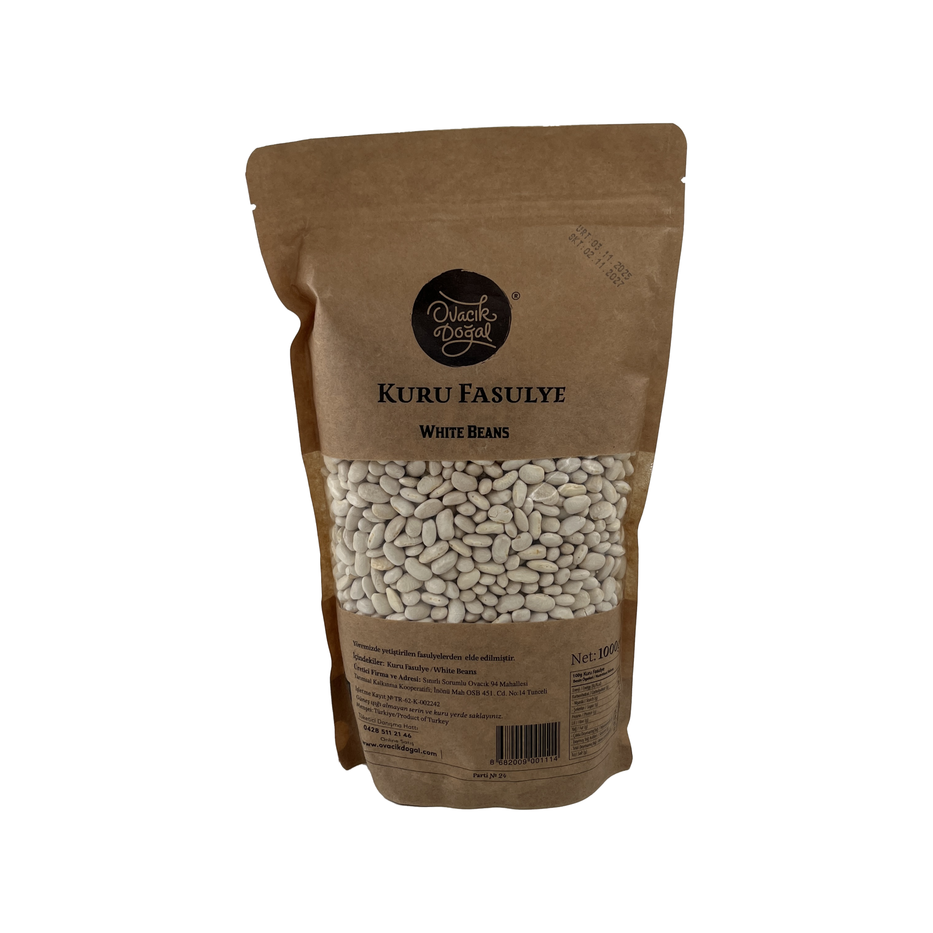 Ovacık Kuru Fasulye 1000 Gr