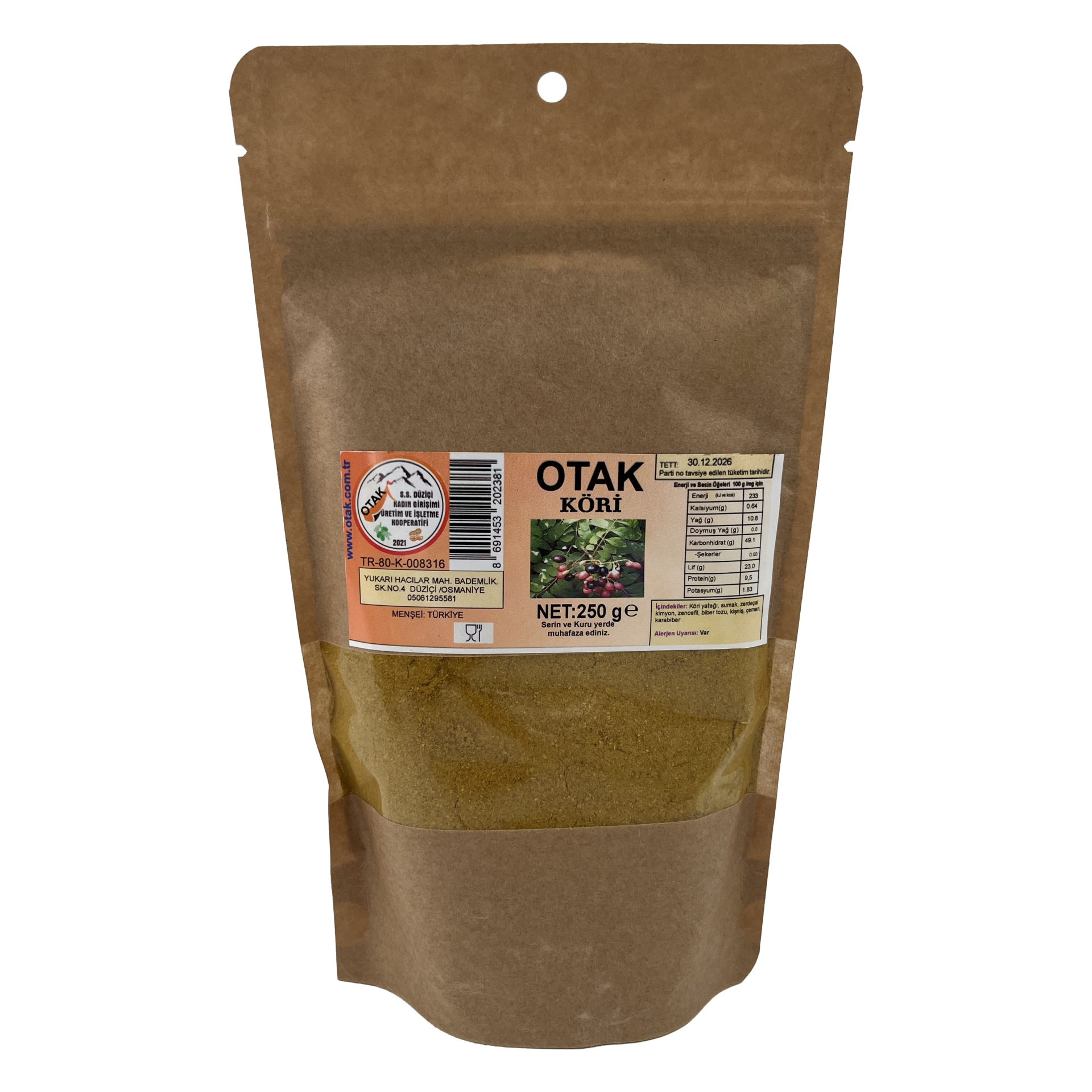 Düziçi Otak Köri 250 Gr