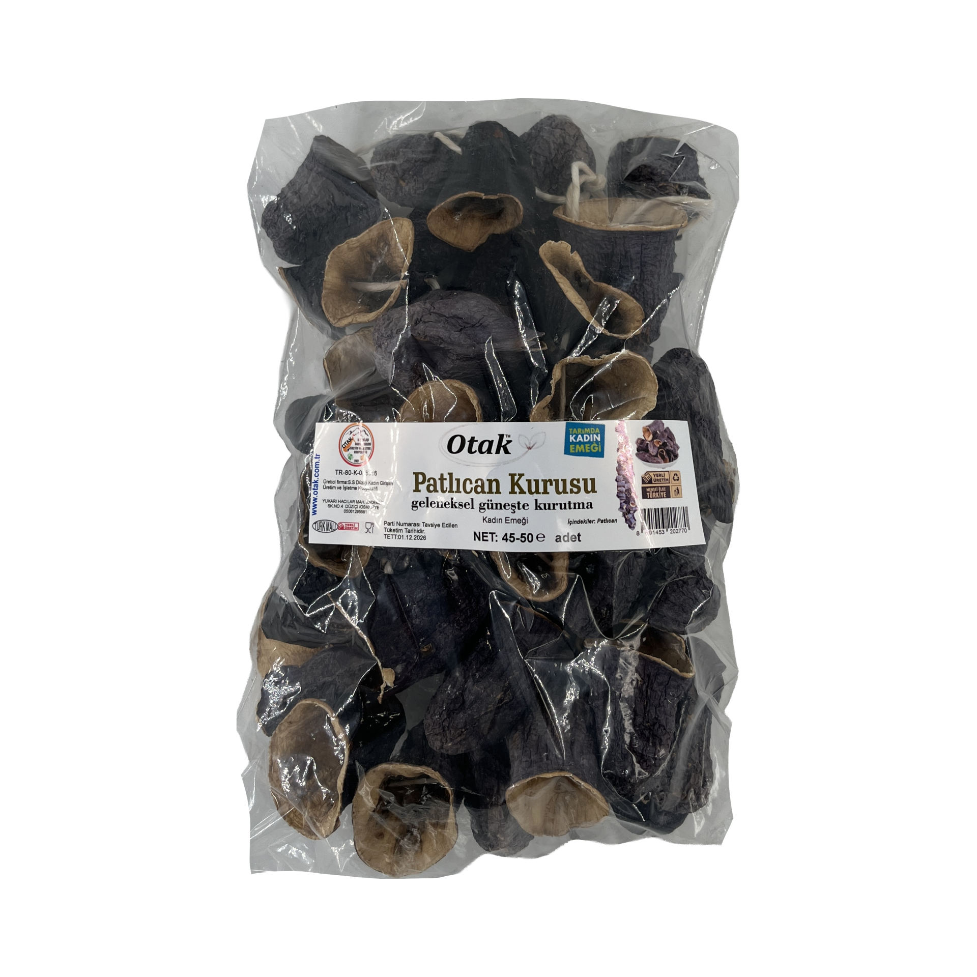 Düziçi Otak Patlıcan Kurusu 45-50 Adet