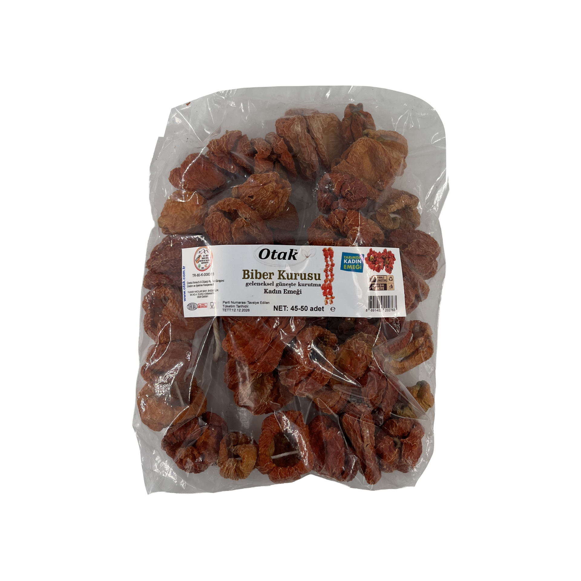 Düziçi Otak Biber Kurusu 45-50 Adet
