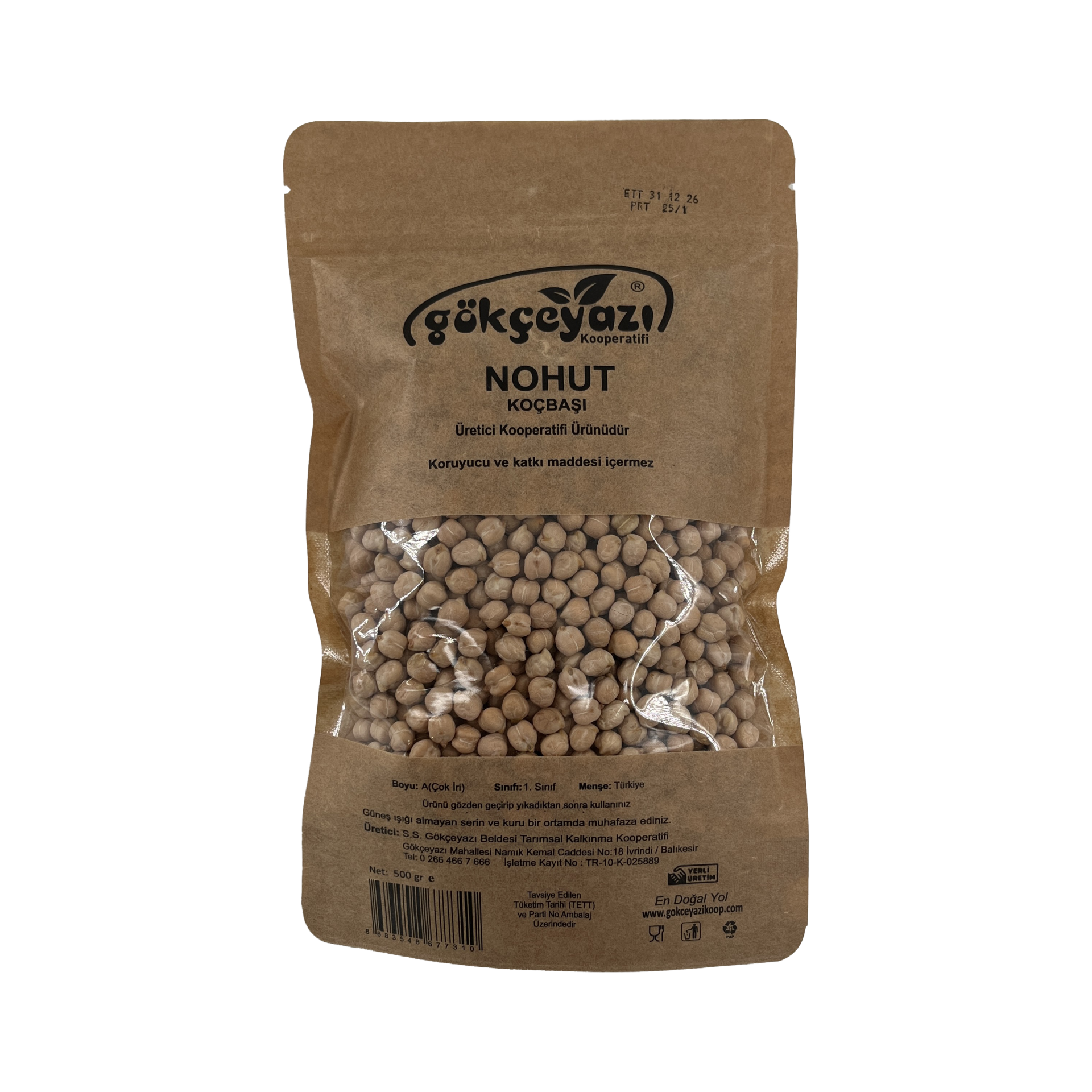 Gökçeyazı Nohut Koçbaşı 500 Gr