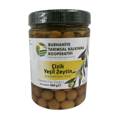 Burhaniye Çizik Yeşil Zeytin 600 Gr