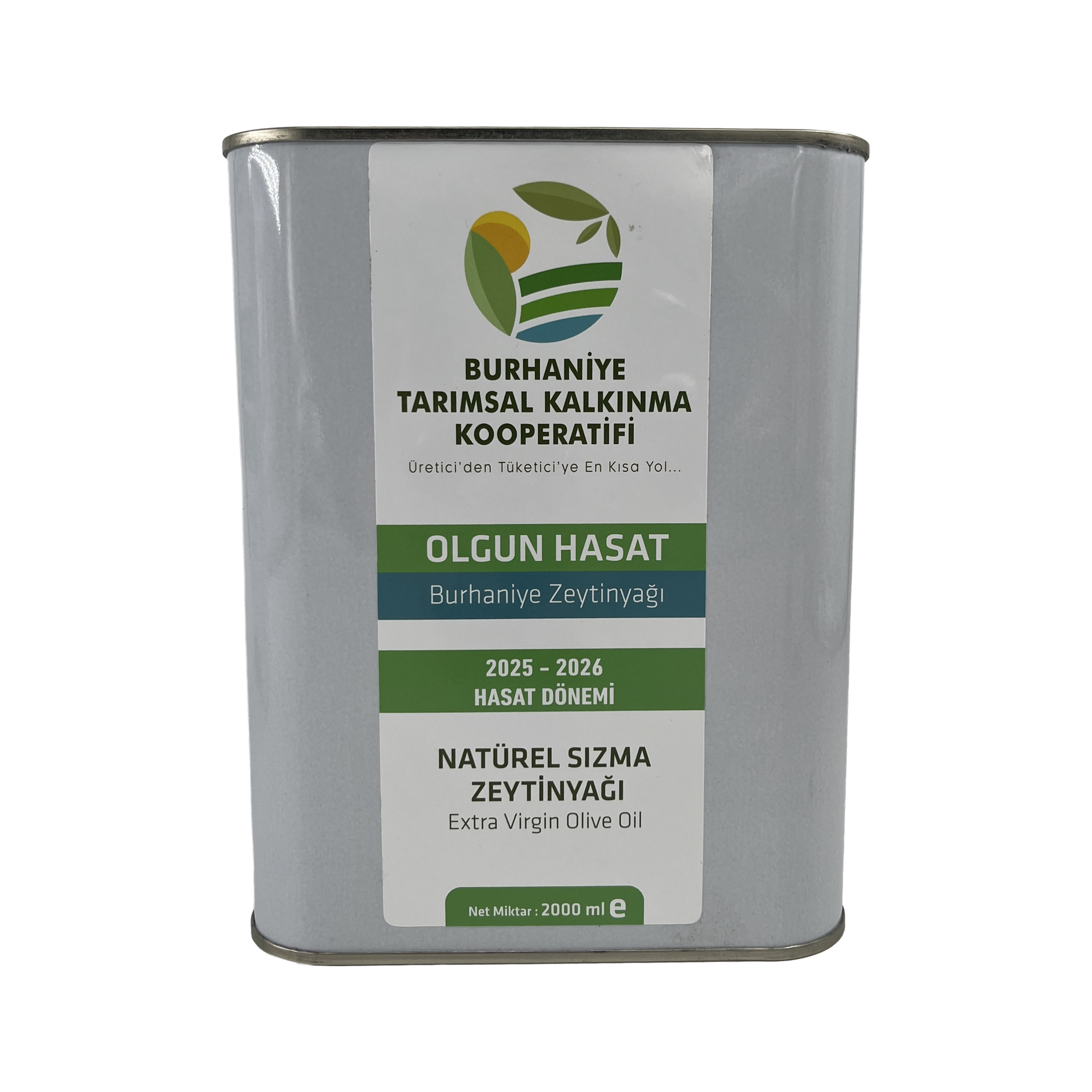 Burhaniye Olgun Hasat Natürel Sızma Zeytinyağı 2000 Ml