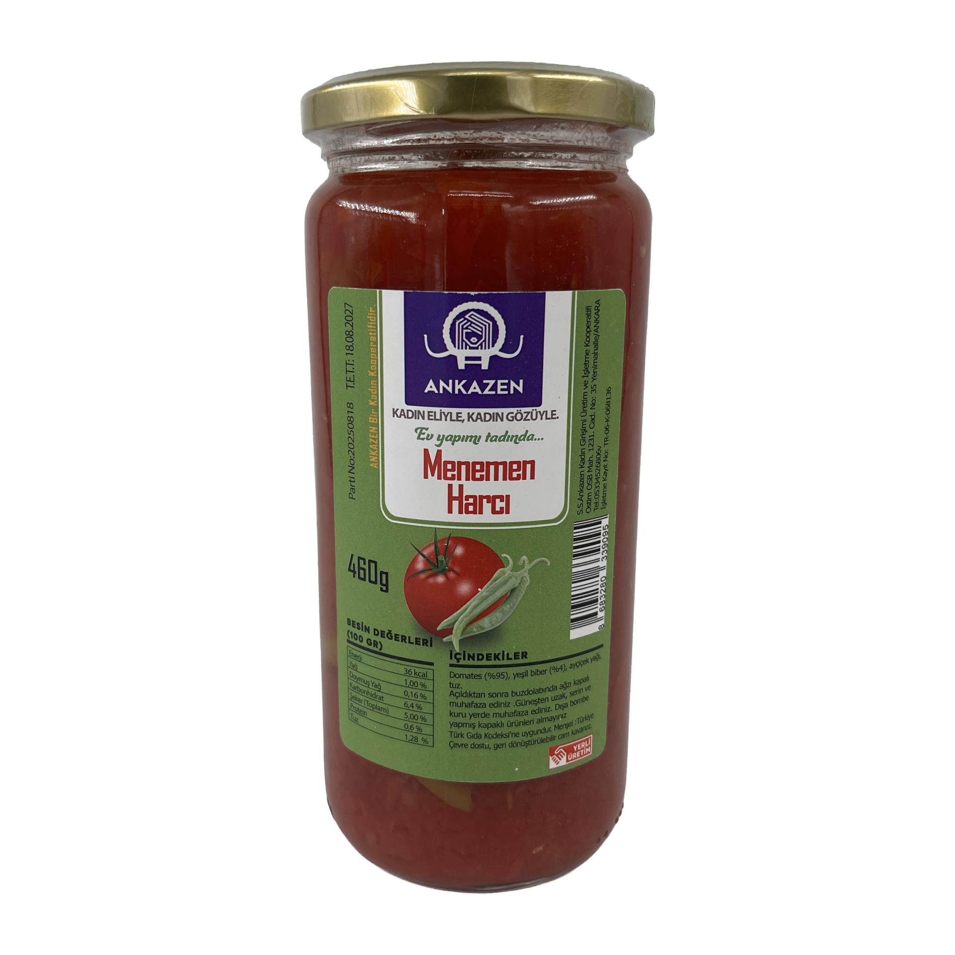 Ankazen Menemen Harcı 460 Gr