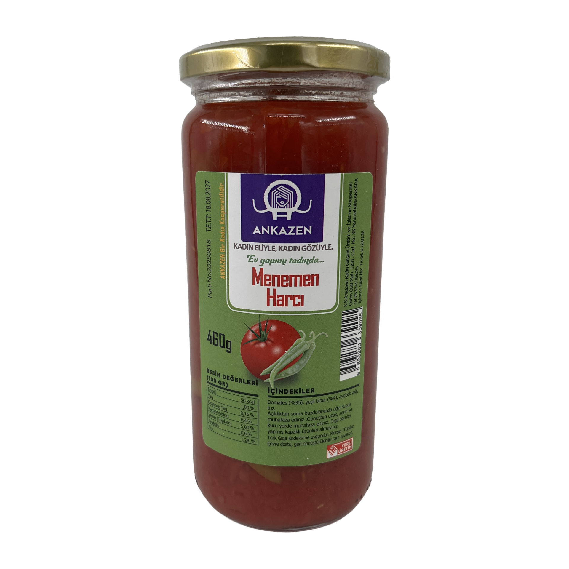 Ankazen Menemen Harcı 460 Gr