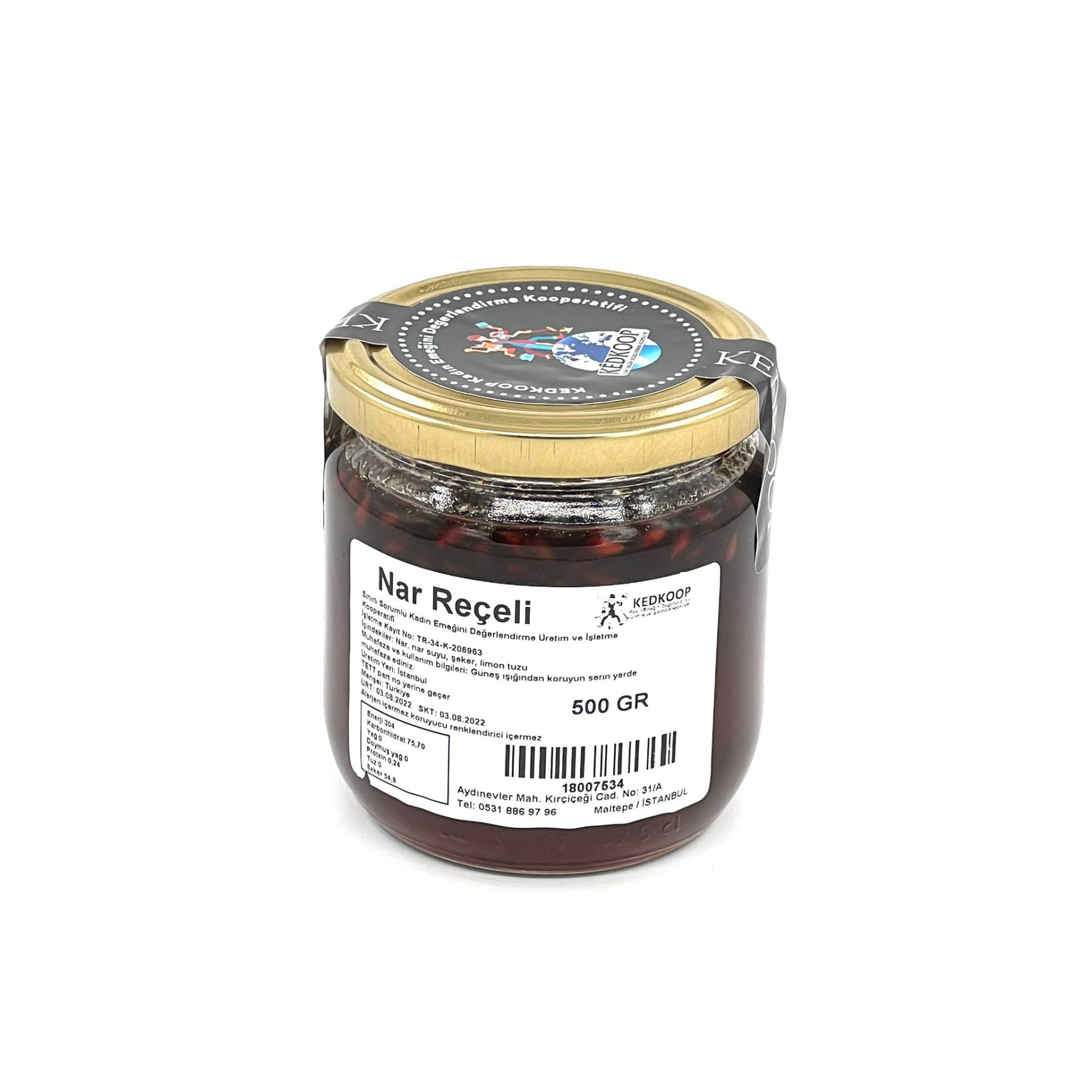 Kedkoop Nar Reçeli 500 Gr