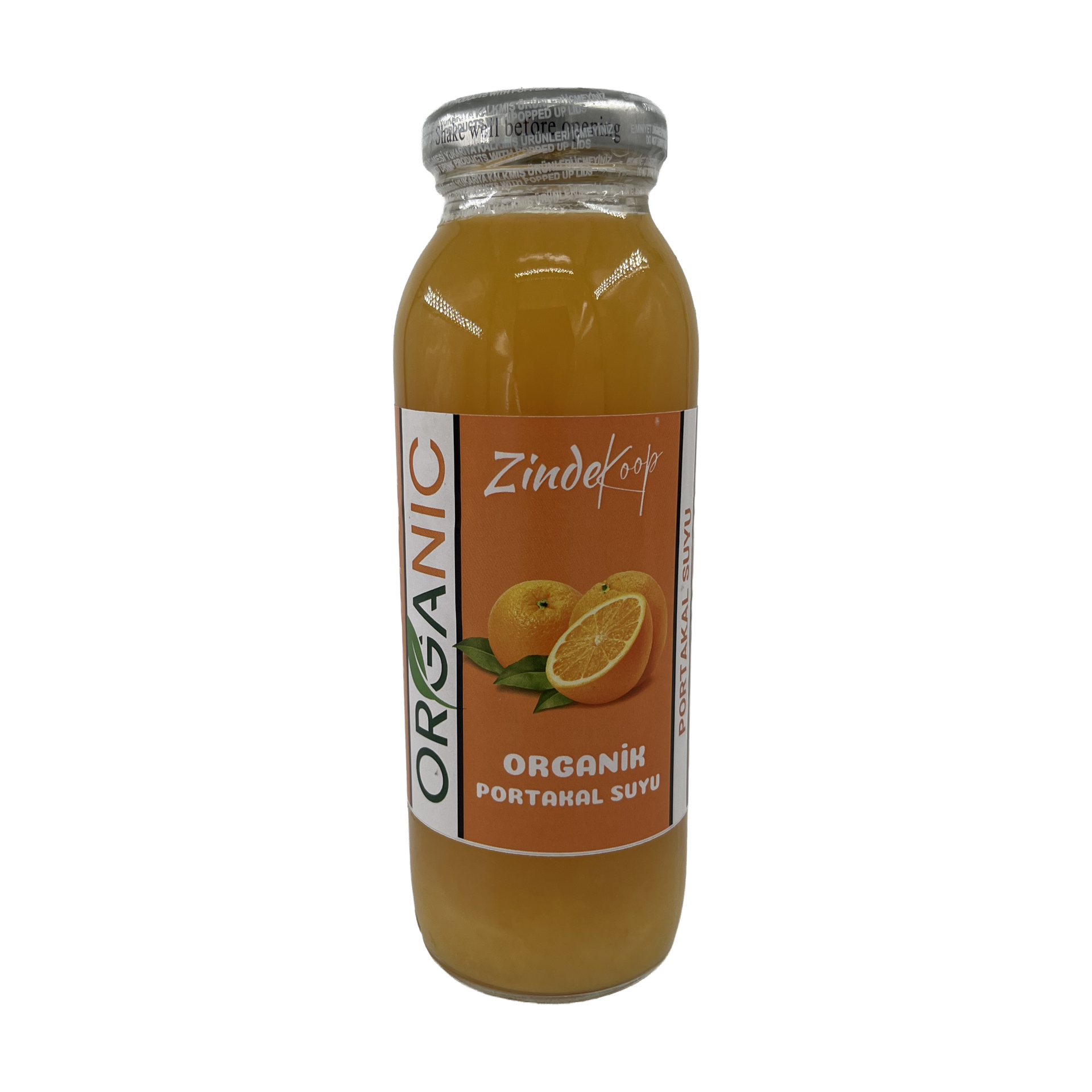 Zinde Organik Portakal Suyu 250 Ml