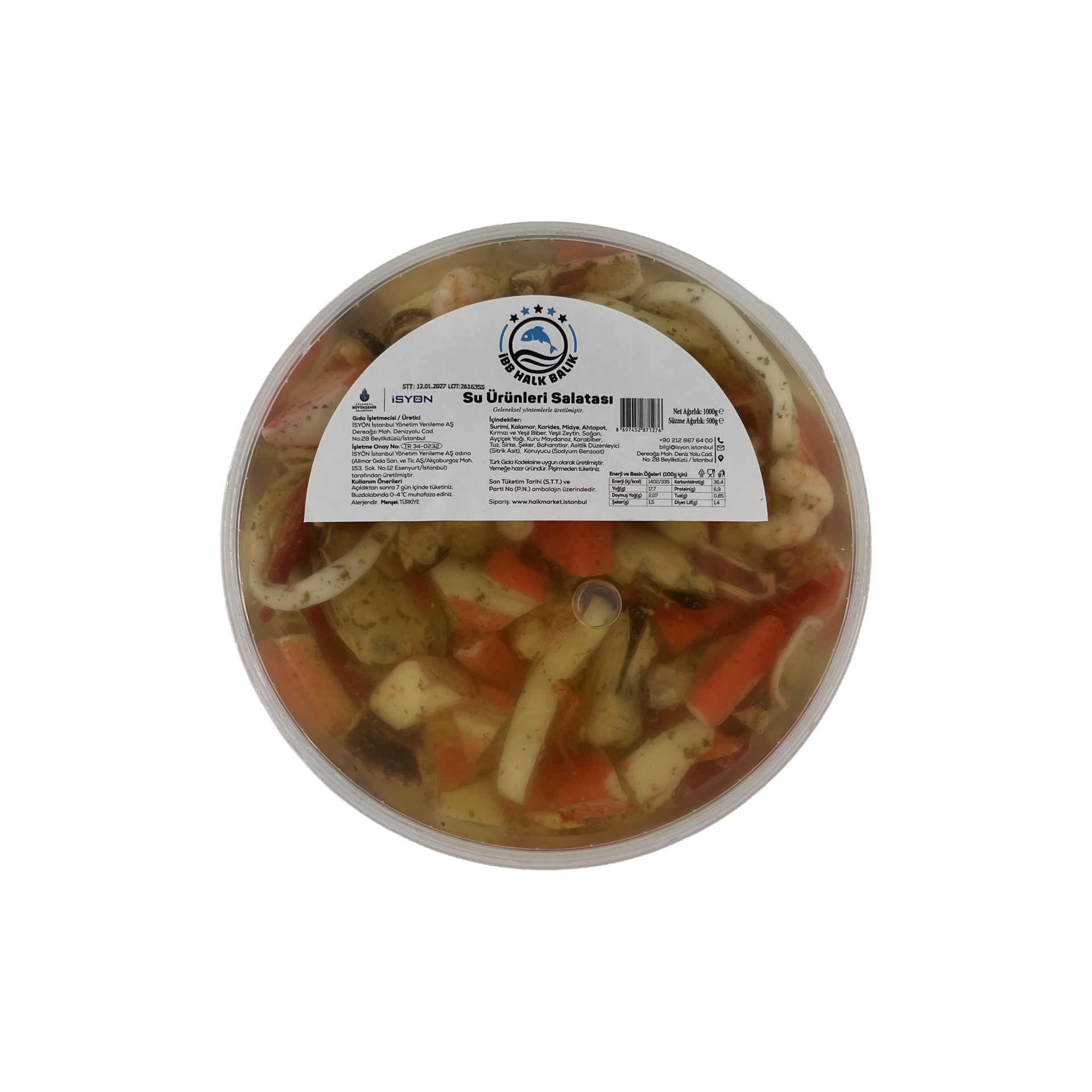 Su Ürünleri Salatası 1000 Gr