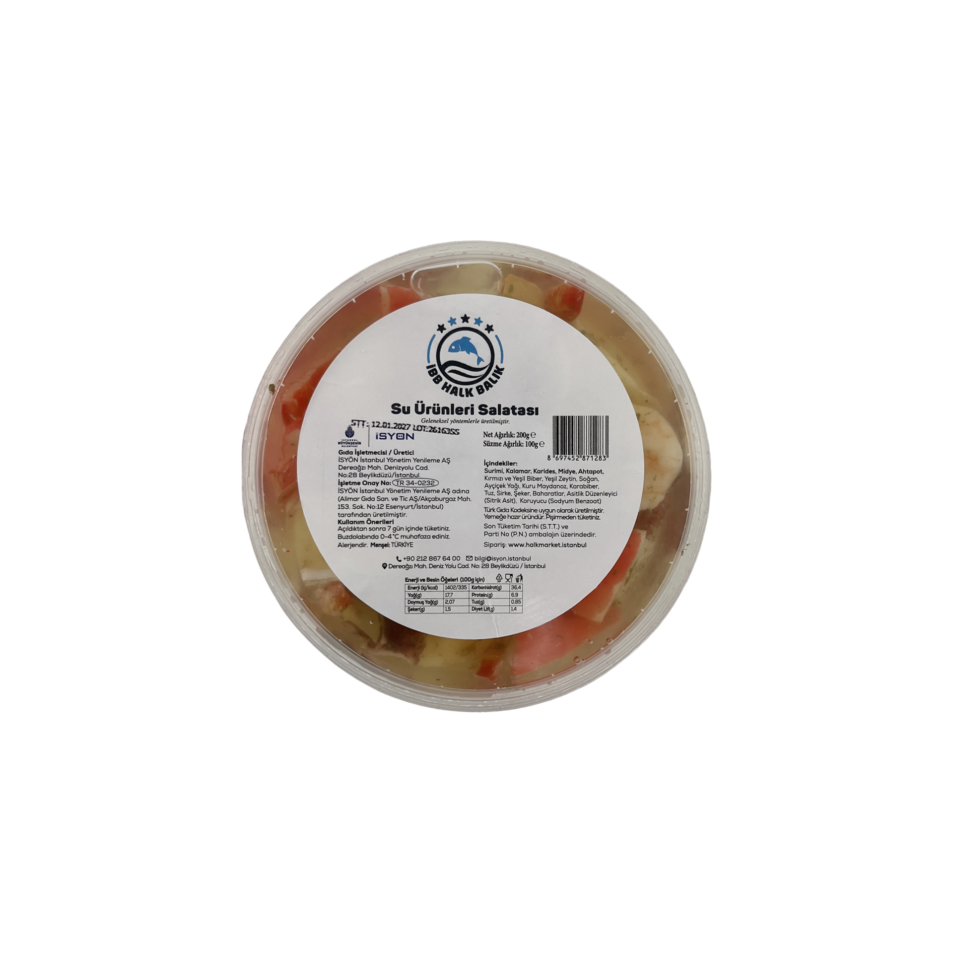 Su Ürünleri Salatası 200 Gr