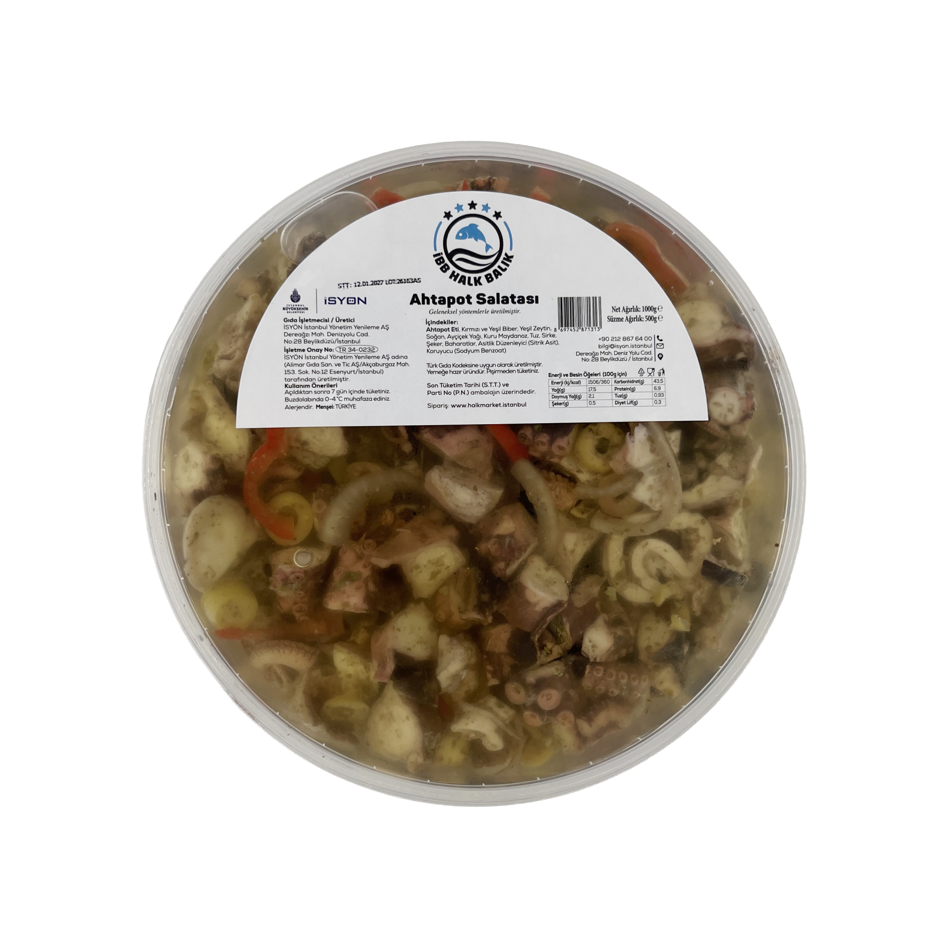 Ahtapot Salatası 1000 Gr