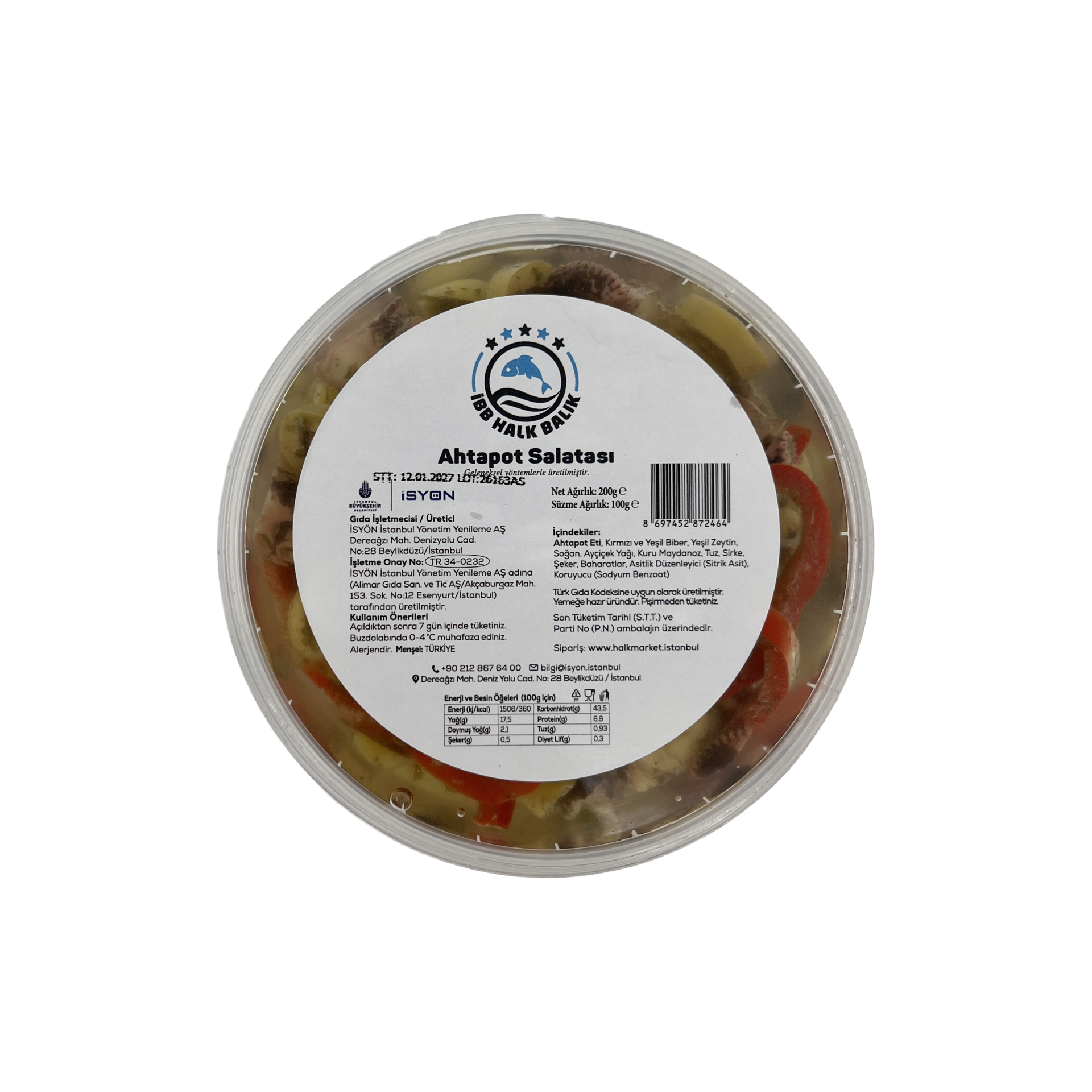 Ahtapot Salatası 200 Gr