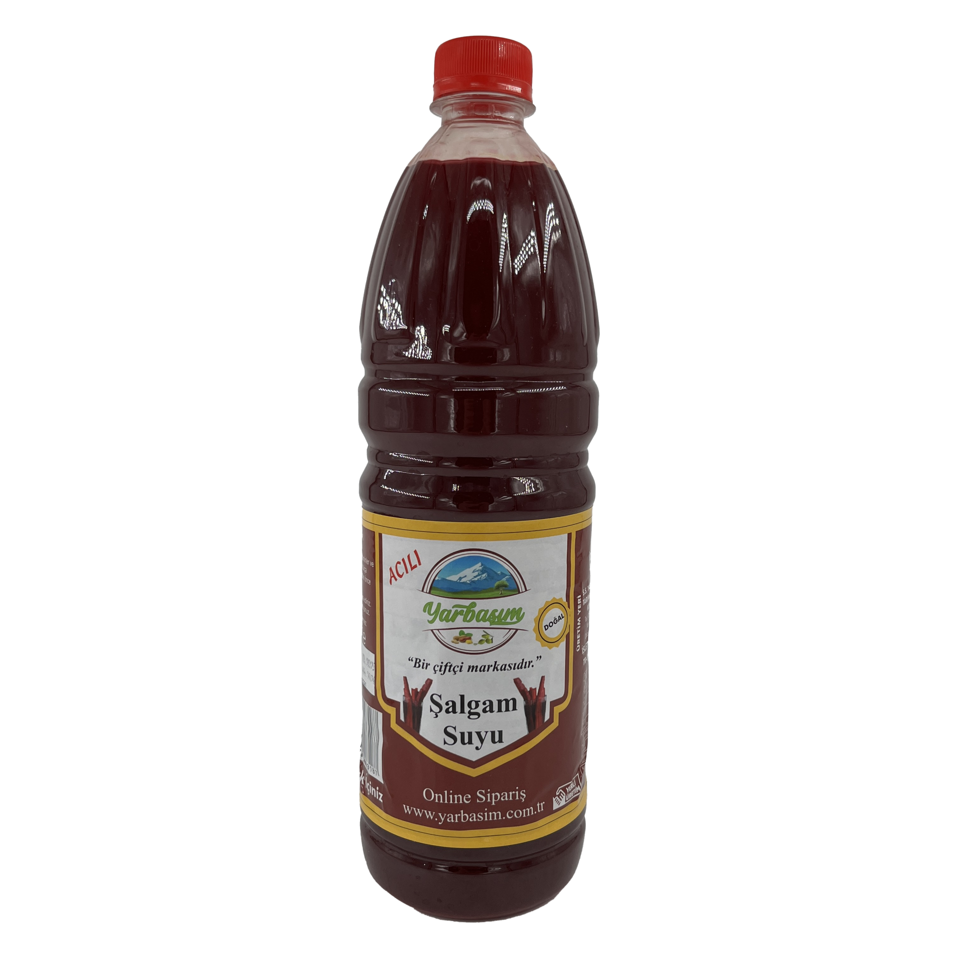 Yarbaşım El Yapımı Şalgam Suyu Acılı 1 Lt
