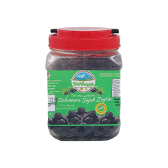 Yarbaşım Salamura Siyah Zeytin (261-290 Kalibre) 1 Kg