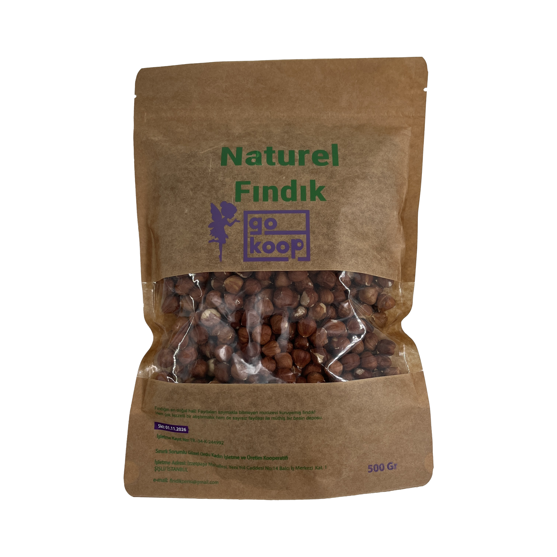 Güzel Ordu Naturel Fındık 500 Gr