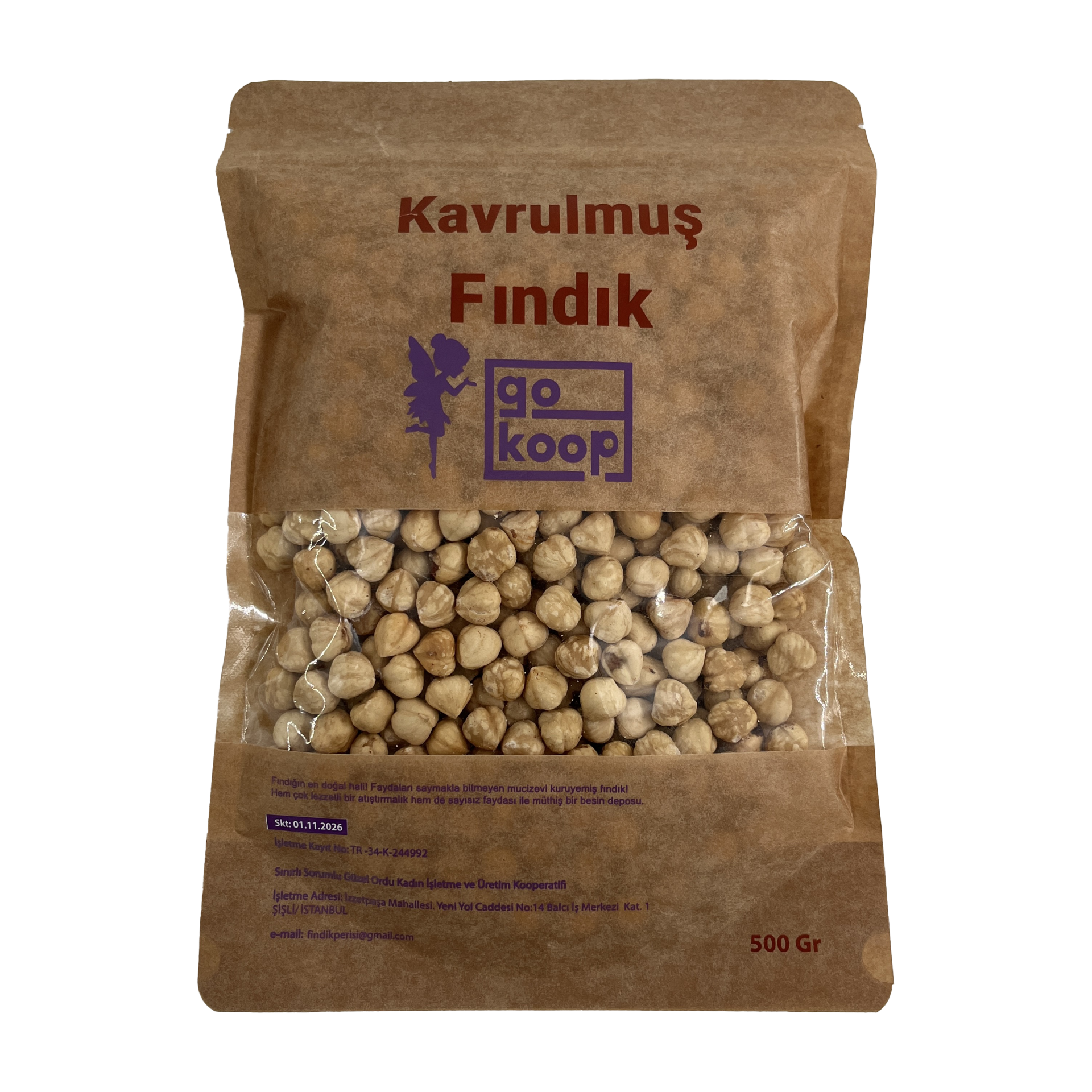 Güzel Ordu Kavrulmuş Fındık 500 Gr