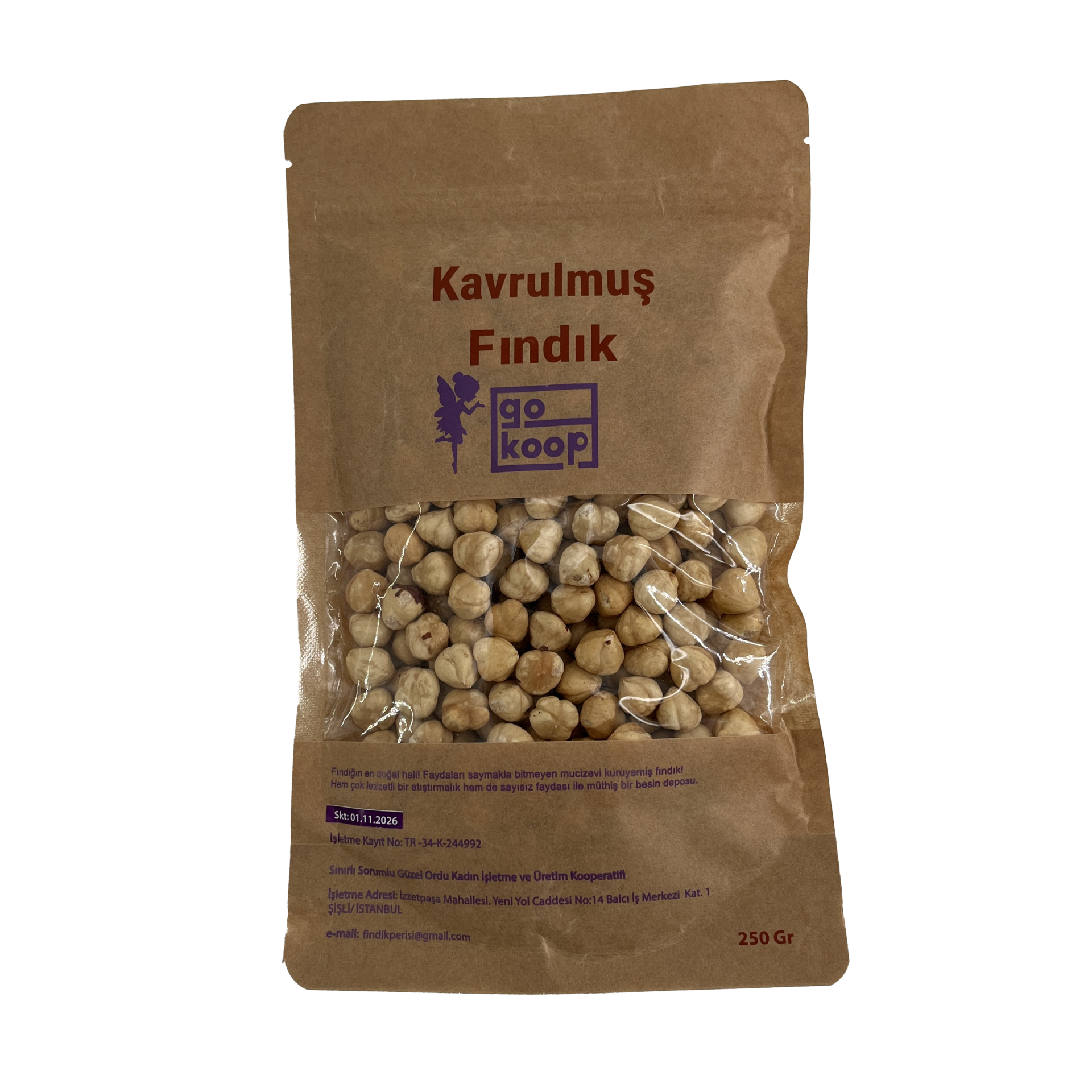 Güzel Ordu Kavrulmuş Fındık 250 Gr