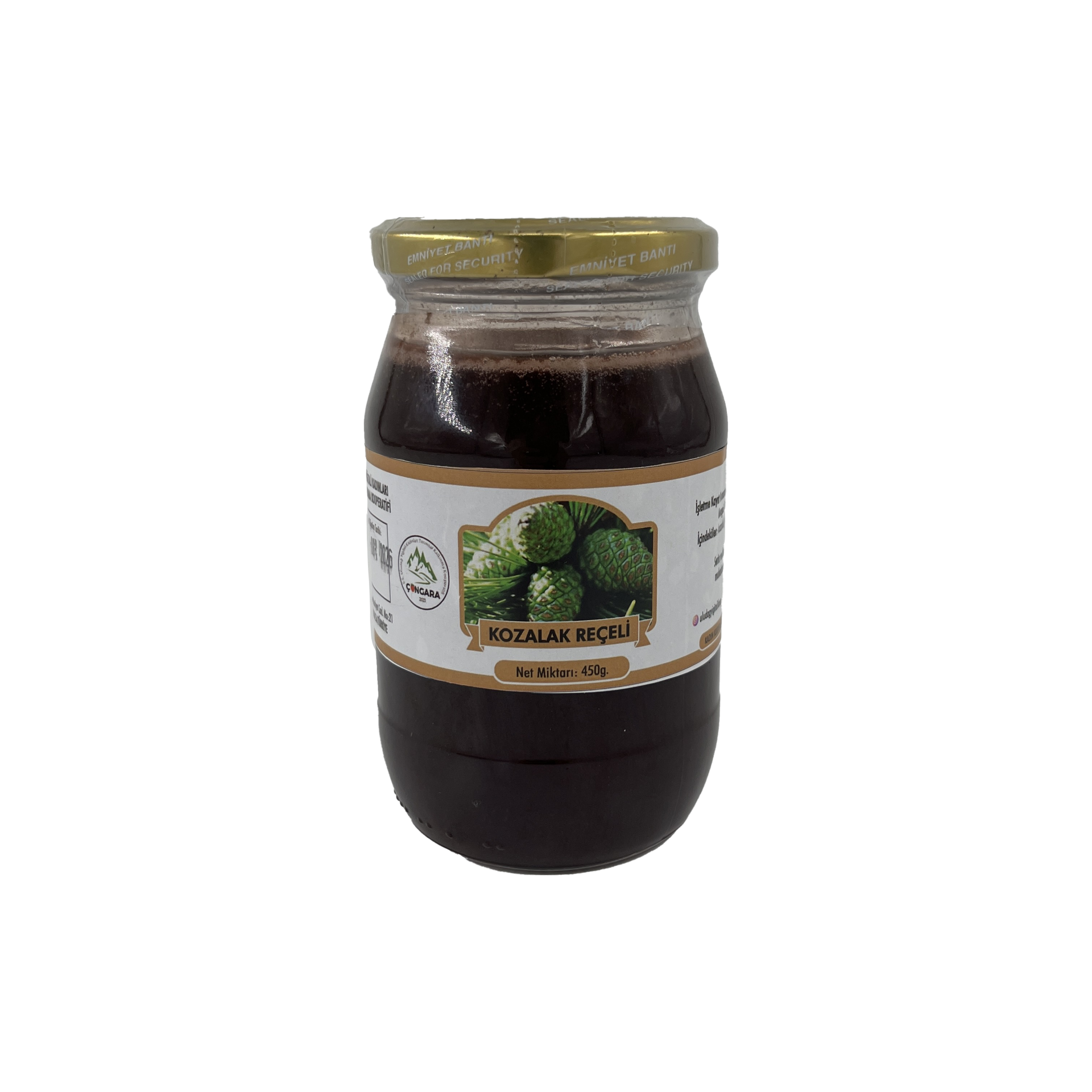 Uludağ Yiğitali Kozalak Reçeli 450 Gr