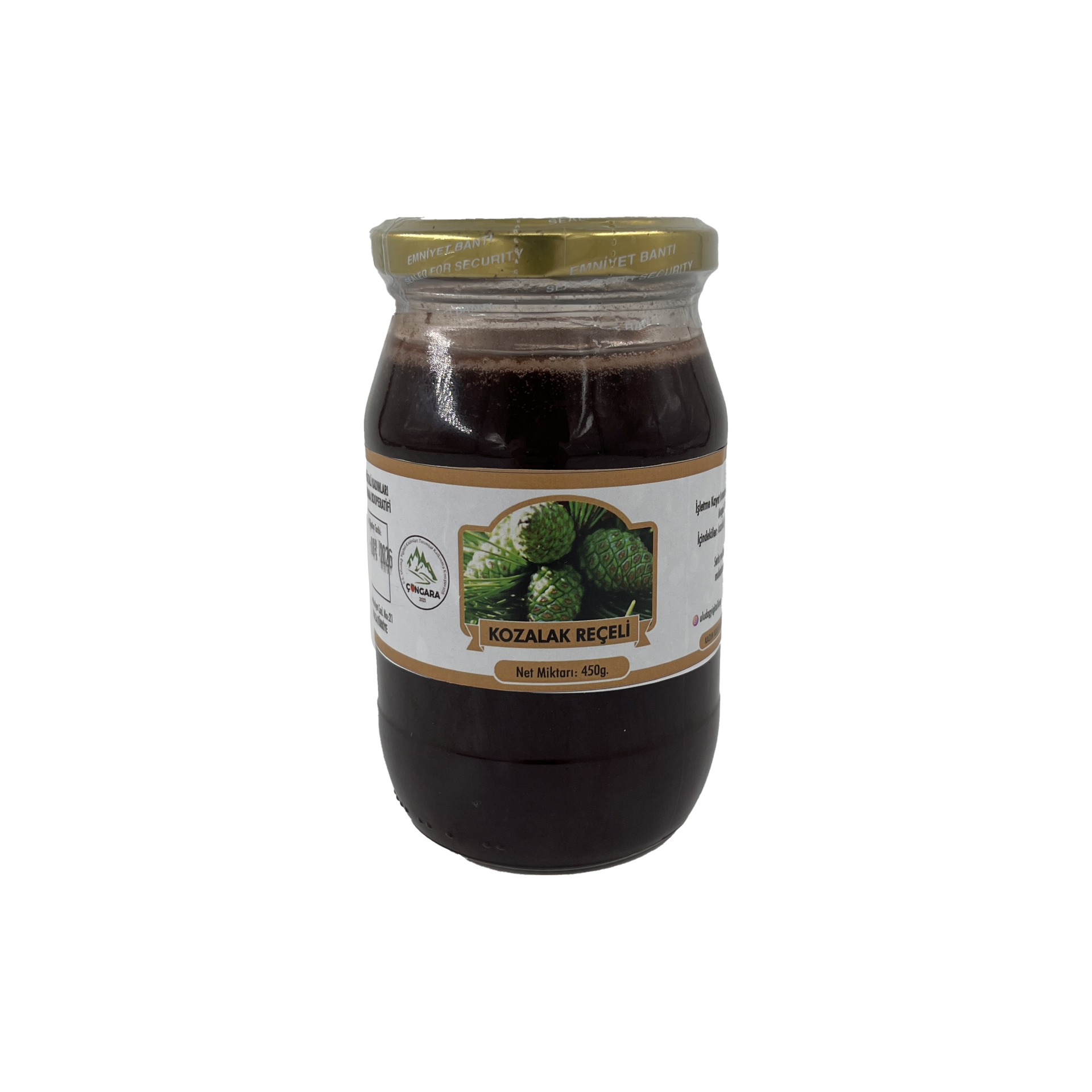 Uludağ Yiğitali Kozalak Reçeli 450 Gr