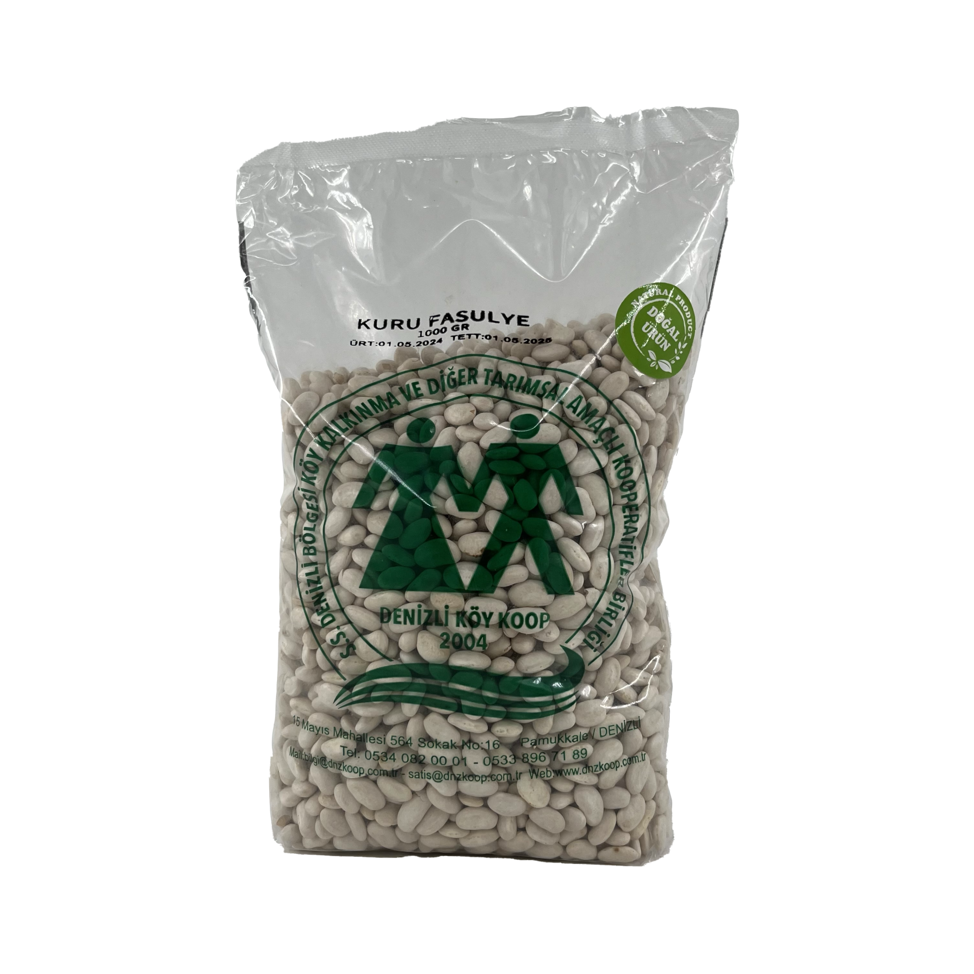 Denizli Köy Koop. Kuru Fasulye 1 Kg