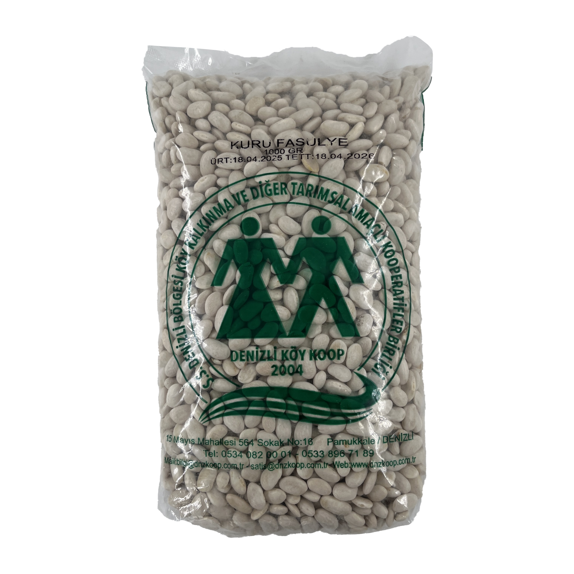 Denizli Köy Koop. Kuru Fasulye 1 Kg