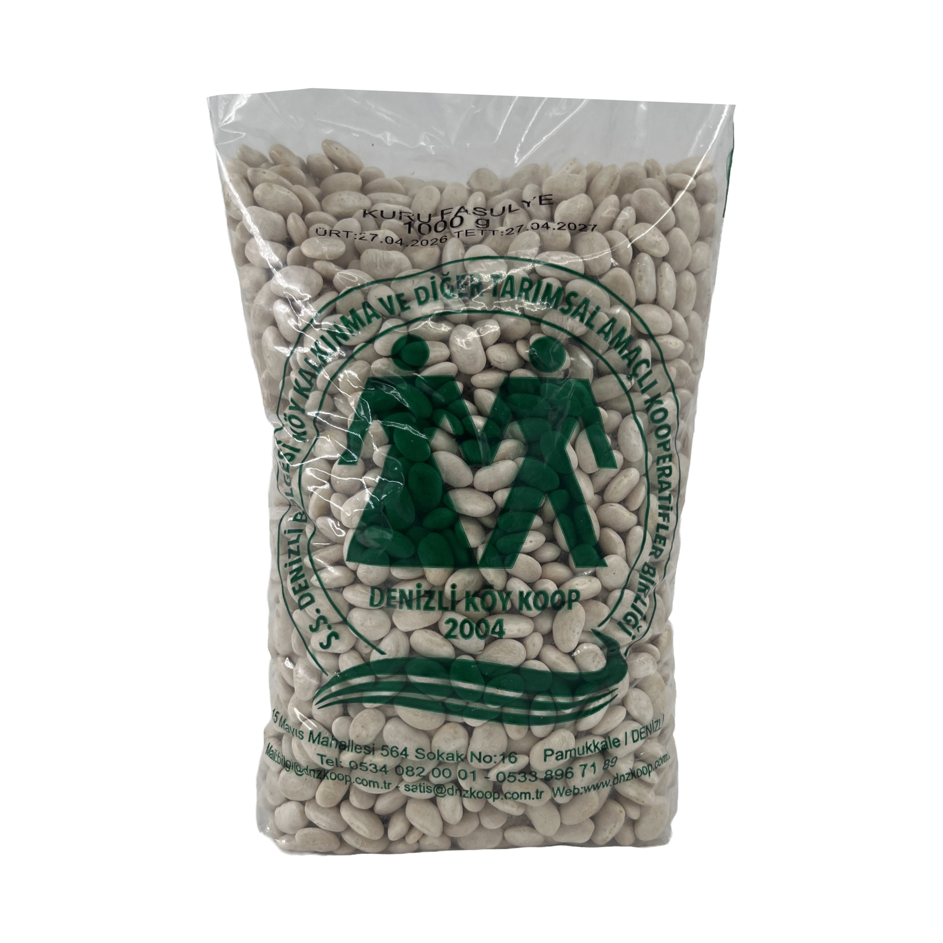 Denizli Köy Koop. Kuru Fasulye 1 Kg