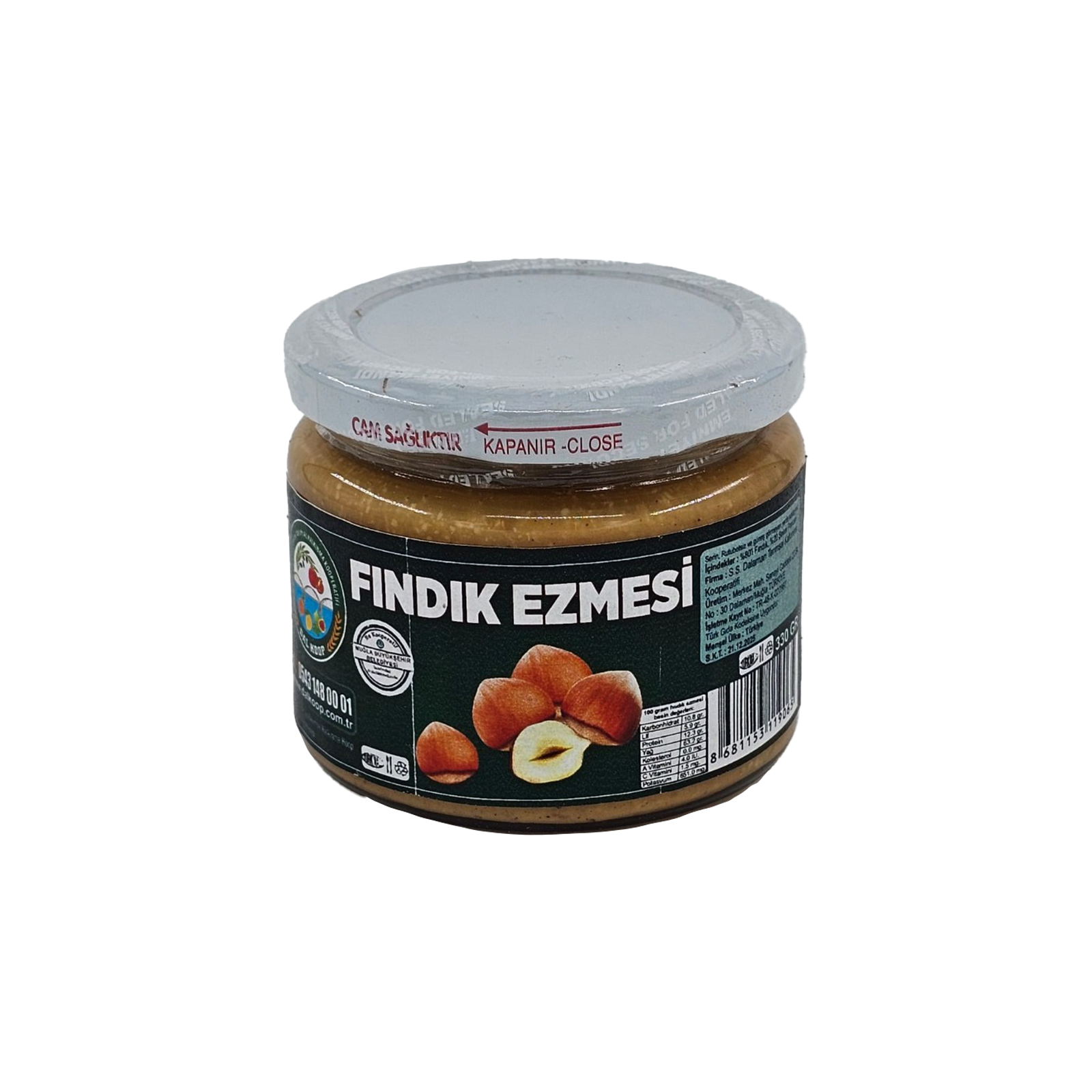 Dalaman Fındık Ezmesi 330 Gr